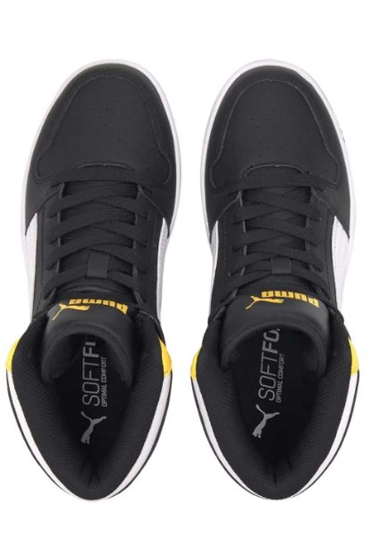 کفش مردانه زنانه یونیسکس Rebound Lay Up Sl Jr Mid ورزشی جردن گلو سیاه زرد پوما Puma