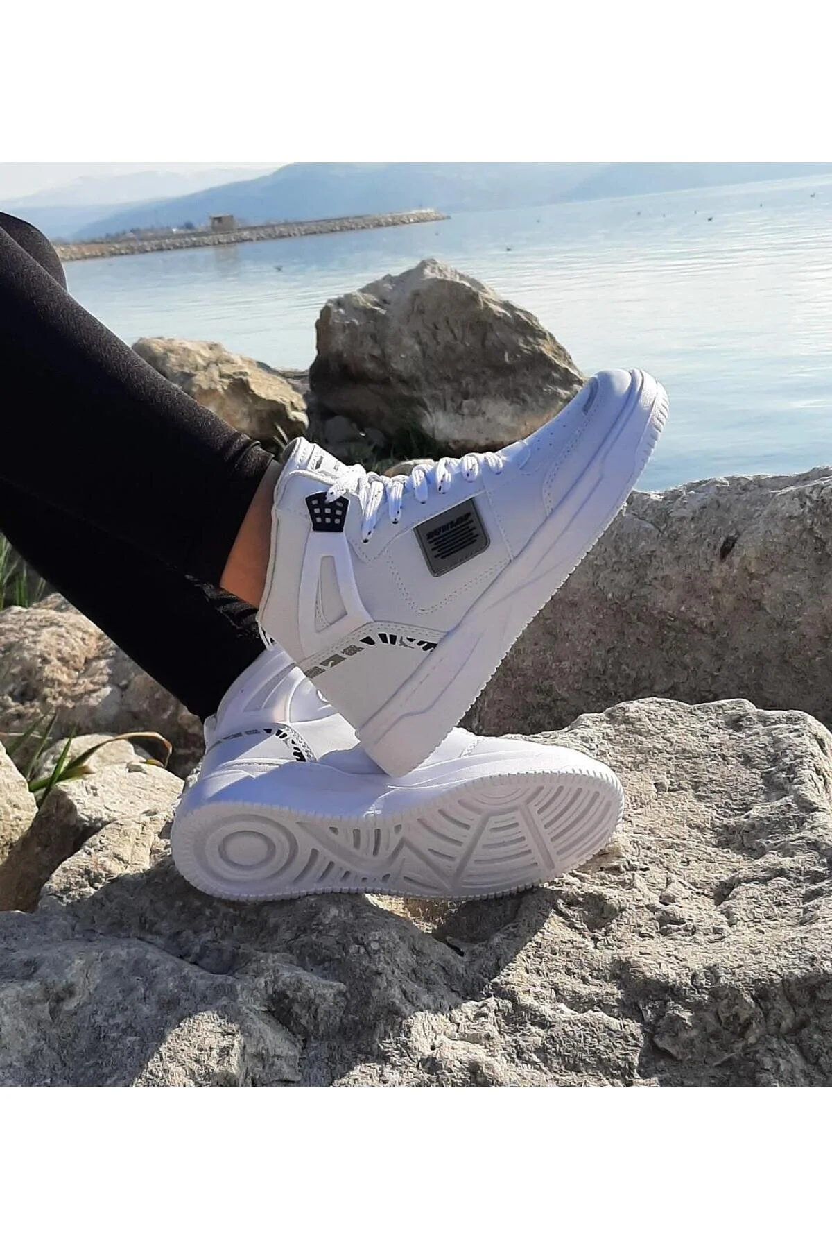کفش پیاده روی ورزشی سفید مردانه 2238 2243 سبد خرید بریتانیایی دانلوپ Dunlop