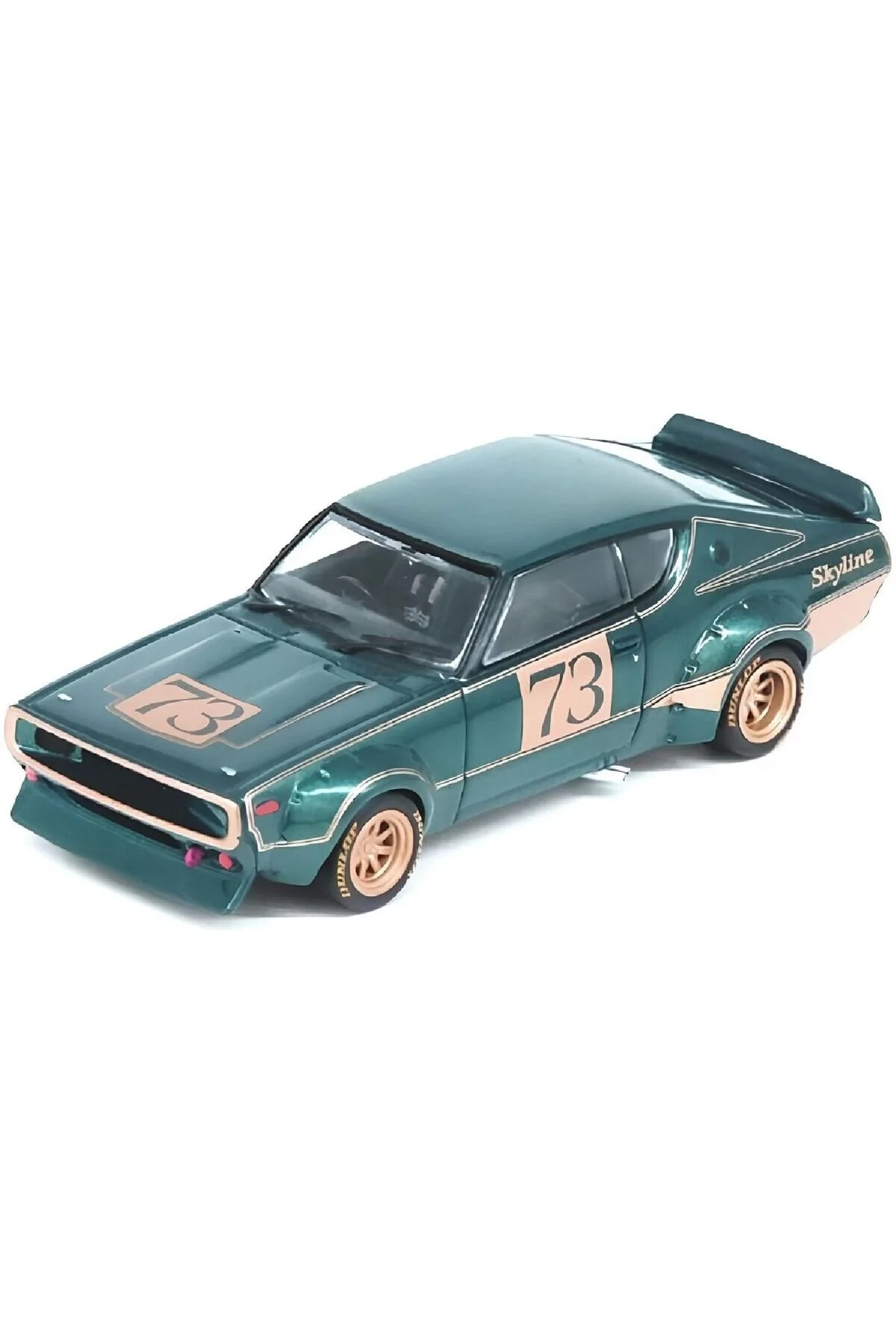 مدل خودرو 1:64 DIECAST NISSAN SKYLINE 2000 GT R RACING CONCEPT GREEN INNO MODEL Oyuncakmatik