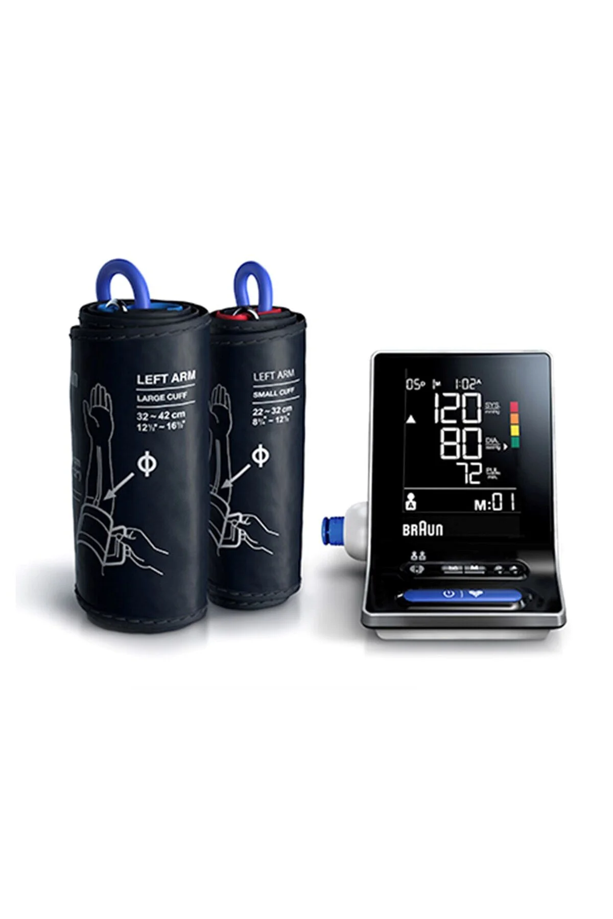 فشارسنج BUA6150 کنتور فشار خون بازوی بالایی سیاه براون Braun