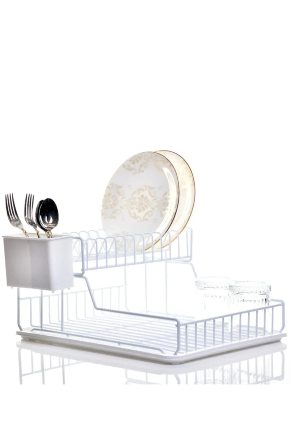 آبچکان ظروف سبد ماشین ظرفشویی دو بشقاب ضدزنگ زندگی nunuhome since 1985