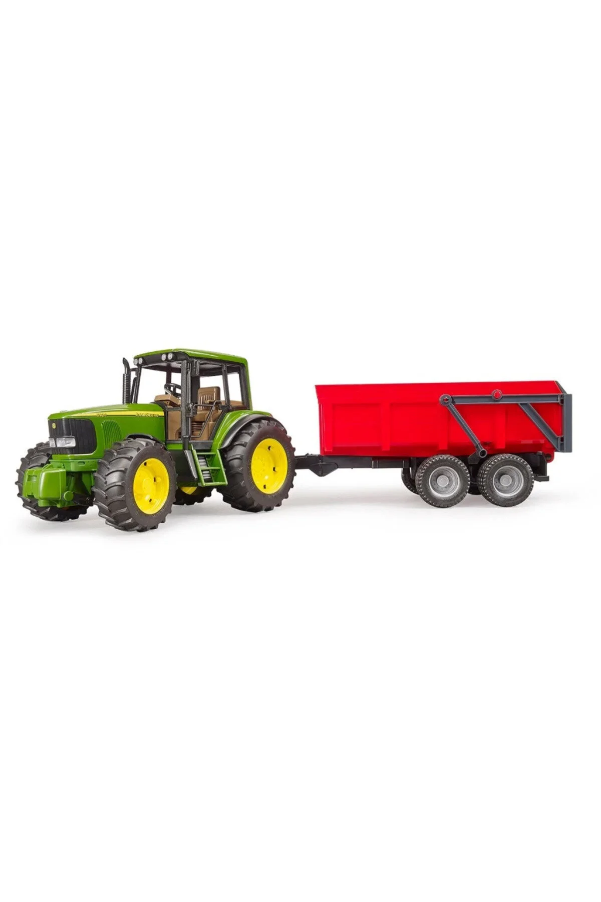 مدل خودرو NESSIWORLD JOHN DEERE 6920 TRACTOR AND RED TRAILER اورجینال My Reality Fashion