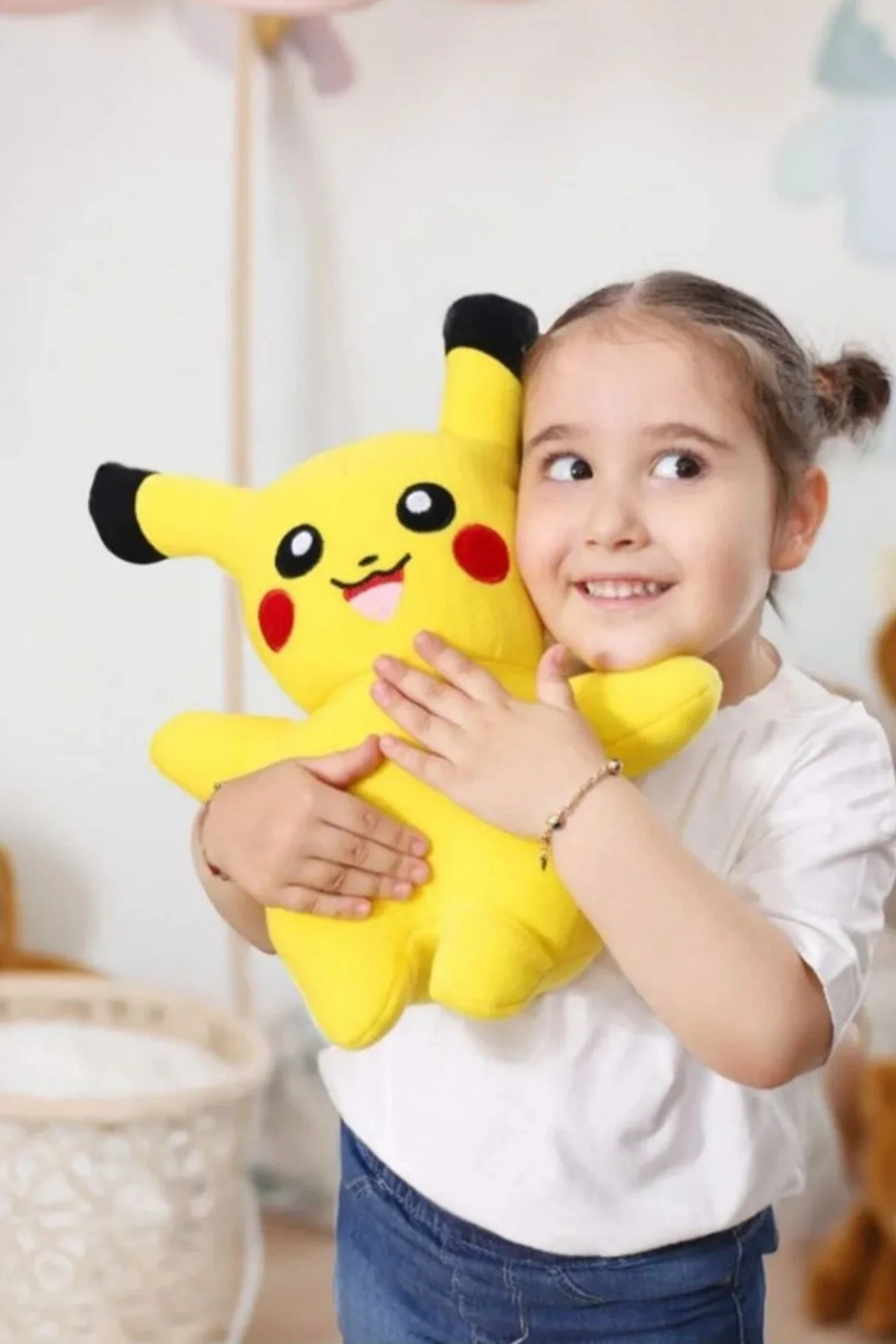 اسباب بازی های پشمی POKEMON PIKACHU PUSH TOY سایز بزرگ 40 سانتی متر از ترکیه İXOMAN