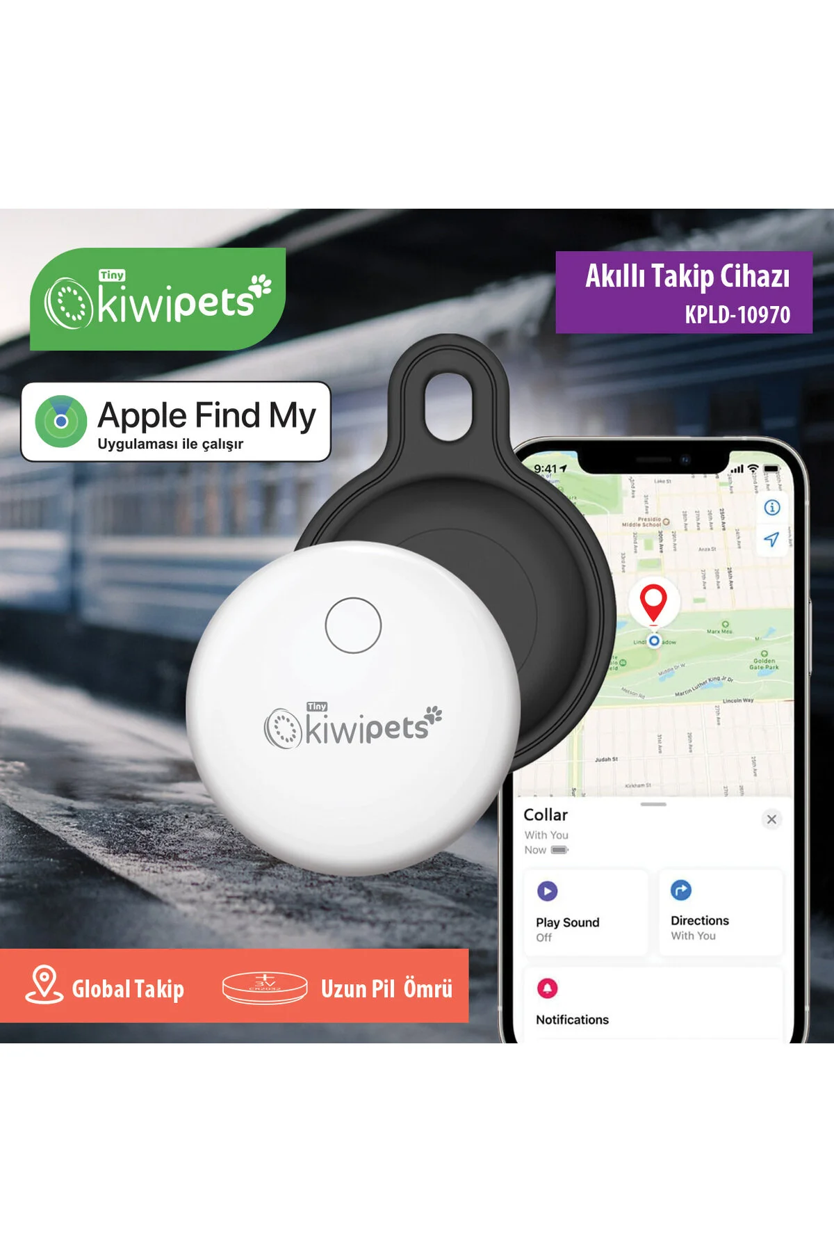 ردیاب هوشمند دستگاه ردیابی سازگار با نقشه های اپل KPLD کیوی Kiwi