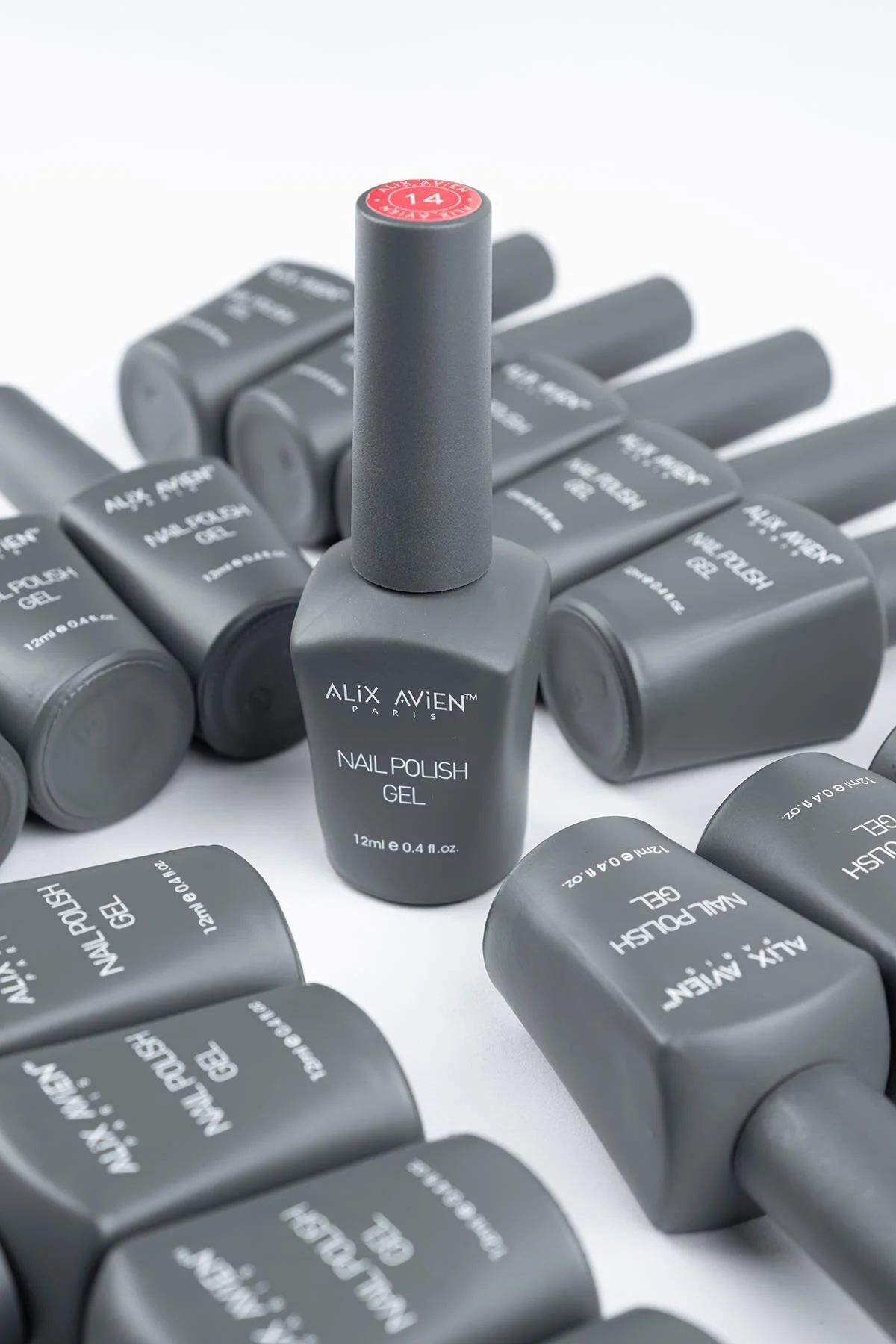 Alix Avien ژل ناخن ماندگار UV مرجانی 15 ژل پولیش 12 میلی لیتر