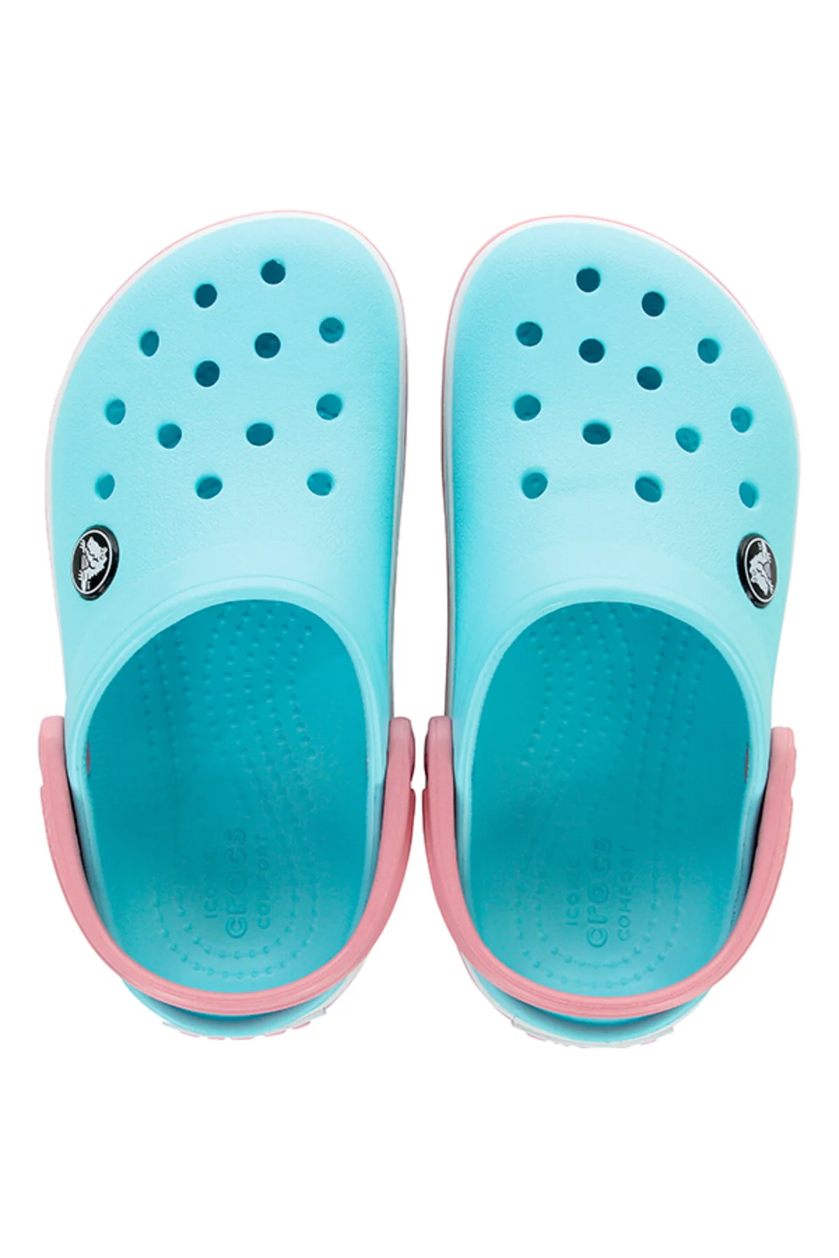 کفش دخترانه پسرانه یونیسکس Crocband Clog K Kids Blue Daily System Slipper کراکس Crocs
