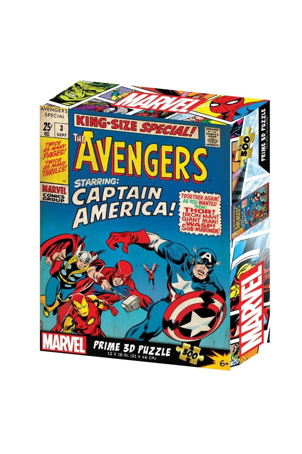پازل MARVEL COMICS AVENGERS PUZZLE 300 PIECES 33167 از ترکیه Prime 3D