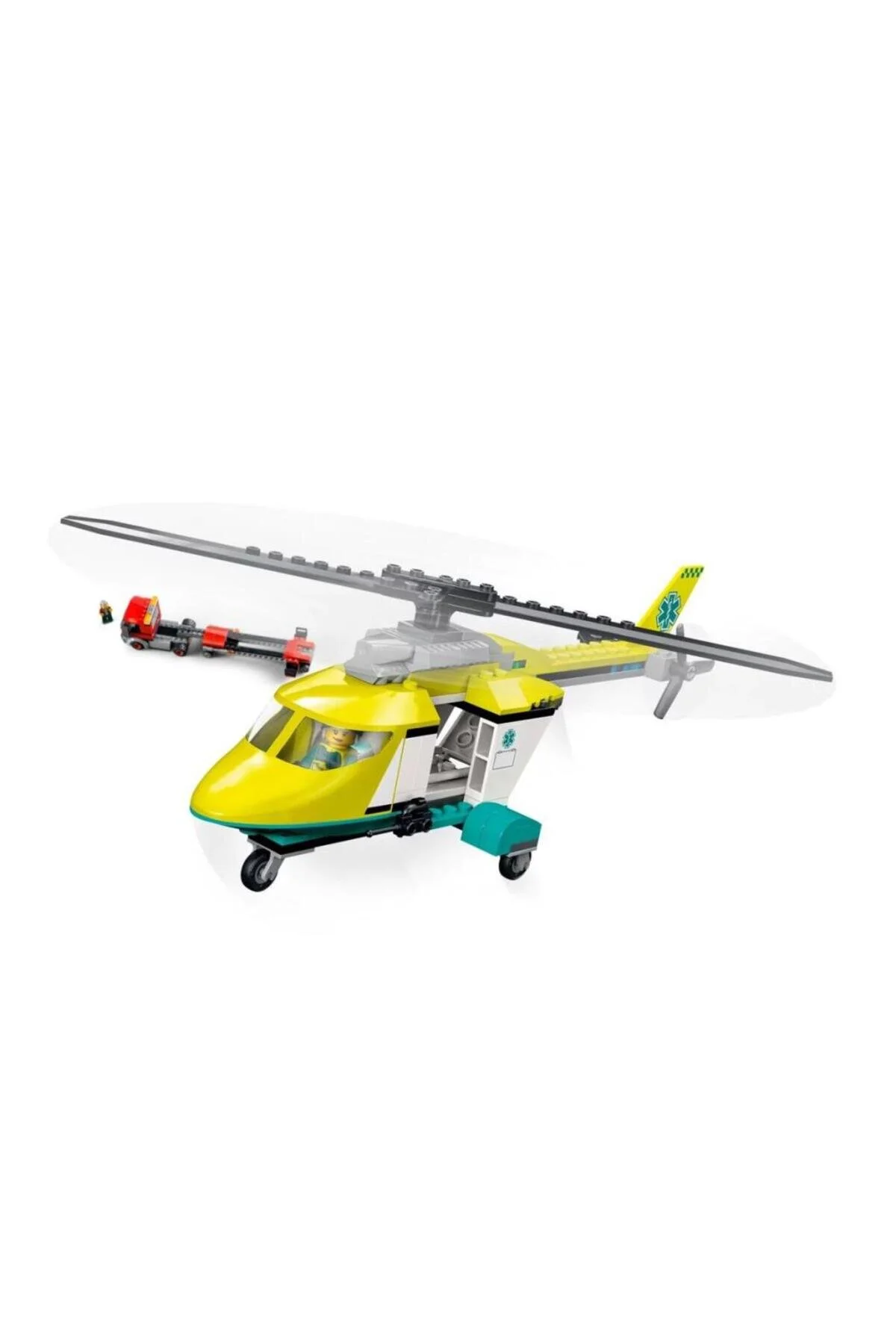 لگو و اسباب بازی های ساخت محور مجموعه هلیکوپتر حمل نقل بازیابی بزرگراه شهر 215 قطعه LEGO