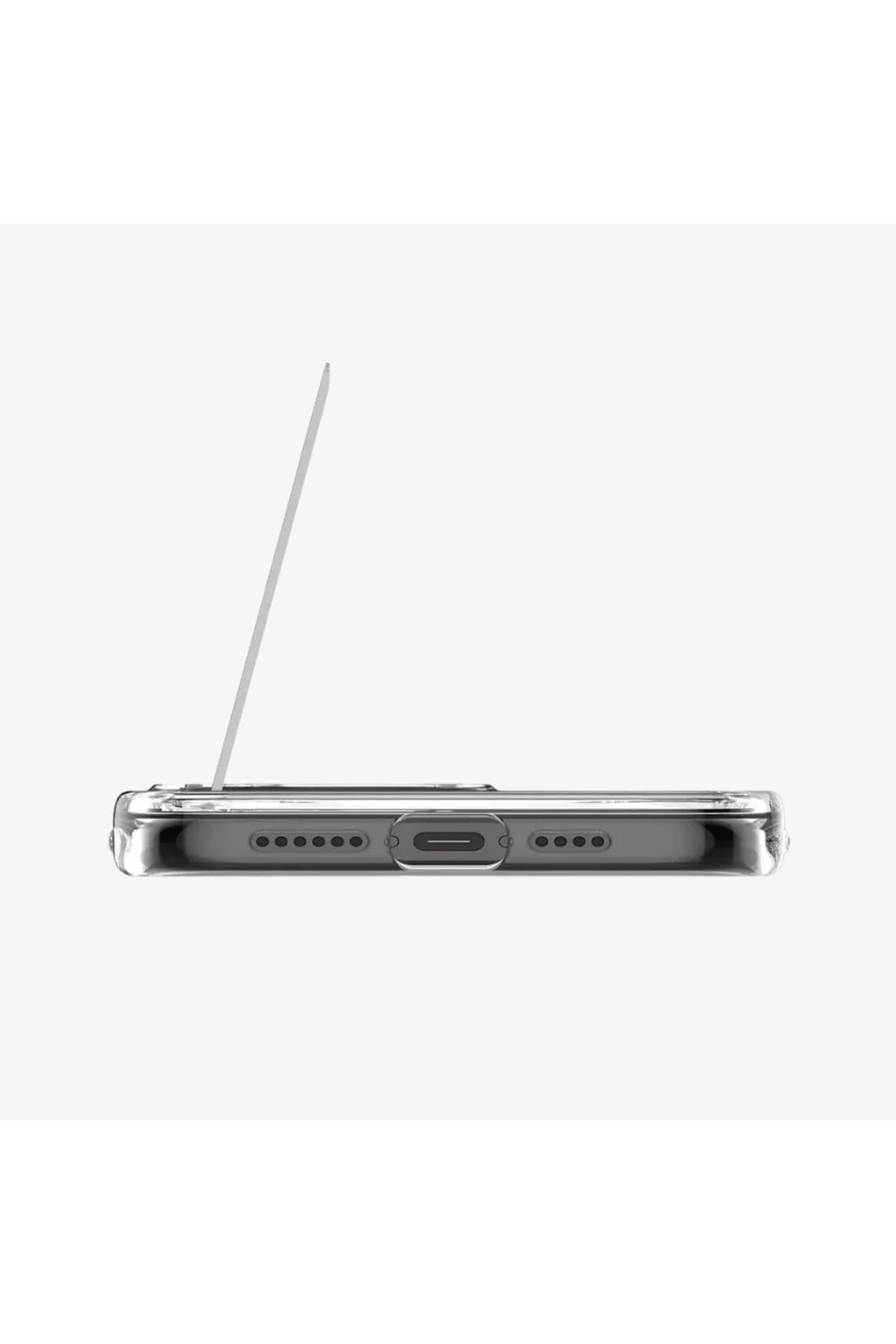 کاور و قاب CASEOLOGY IPHONE 15 PRO MAX CASE CAPELLA MAGSAFE WITH KICKSTAND CLEAR سفید Spigen