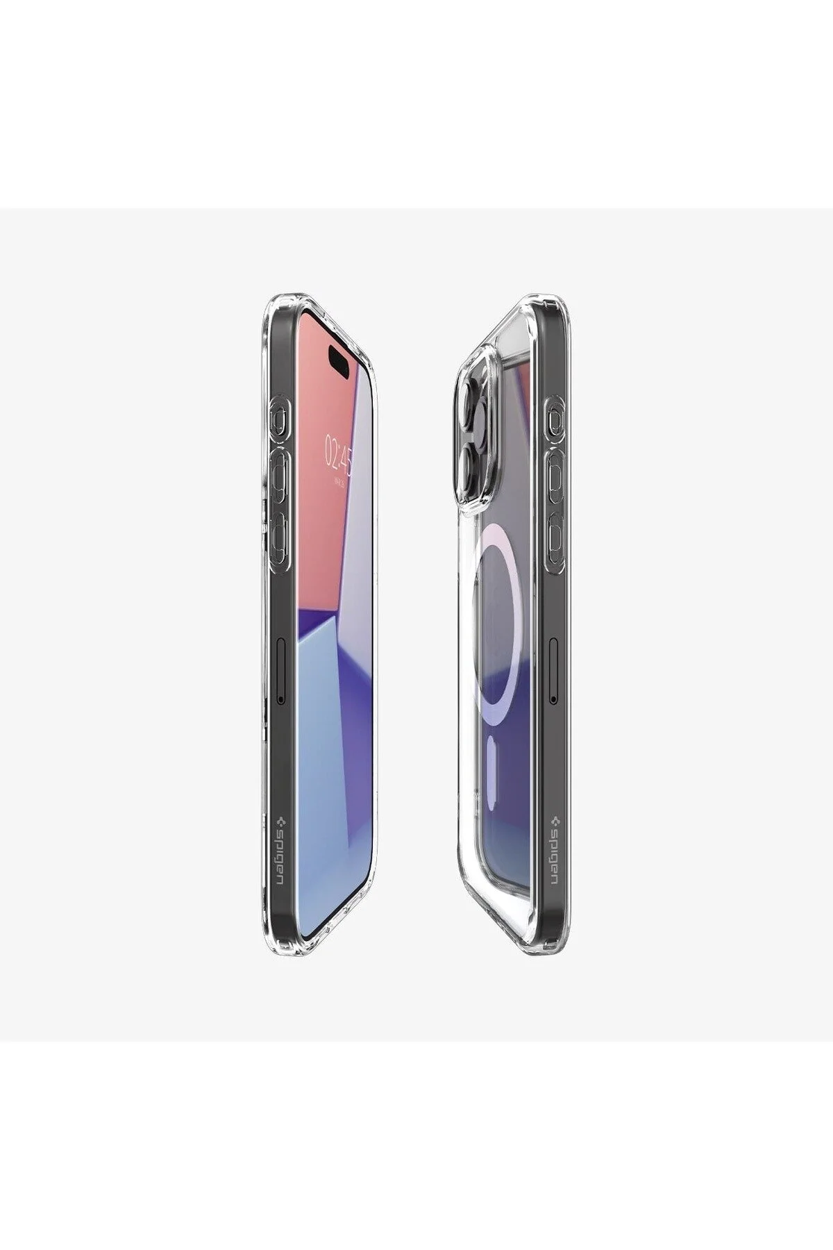 کاور و قاب آیفون 15 PRO CASE ULTRA HYBRID MAGFIT MAGSAFE ویژگی WHITE Spigen