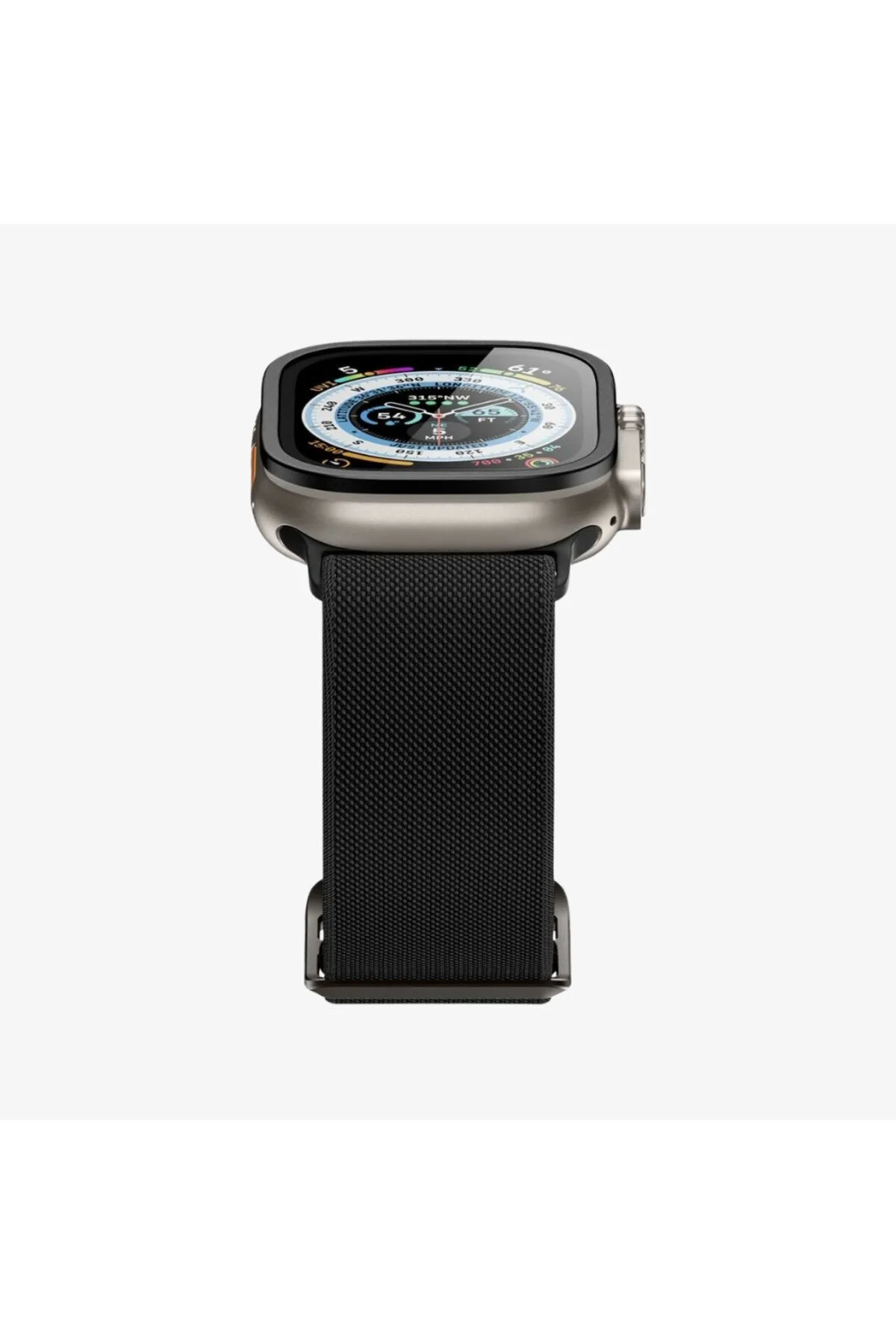 محافظ صفحه نمایش APPLE WATCH 49MM ULTRA 3 2 1 شیشه ای GLAS TR SLIM HD PRO BLACK AGL06163 اسپیگن Spigen