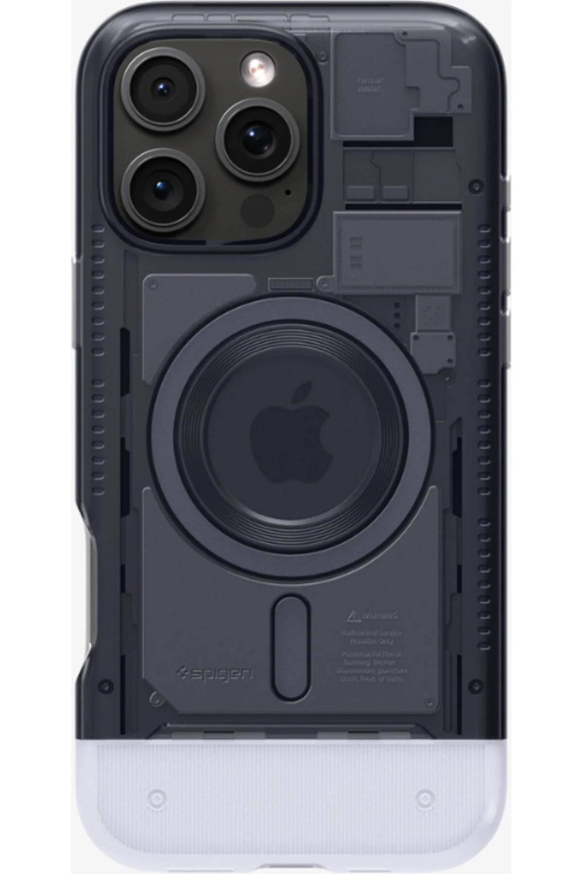 کاور و قاب IPHONE 16 PRO CASE کلاسیک C1 MAGFIT GRAPHITE با MAGSAFE Spigen