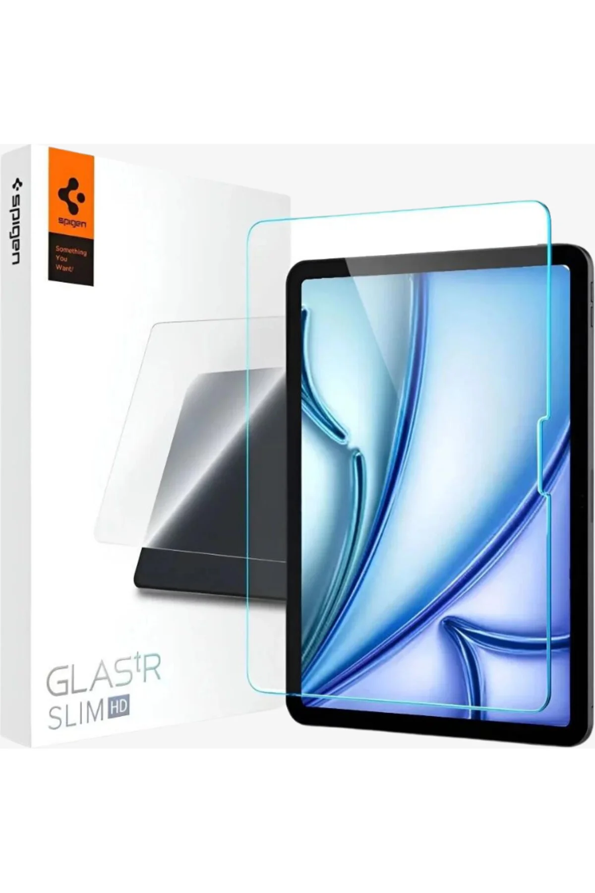 محافظ صفحه تبلت نمایش شیشه ای IPAD AIR 11 اینچی M3 2025 M2 2024 GLAS.TR SLIM HD AGL07797 اسپیگن Spigen