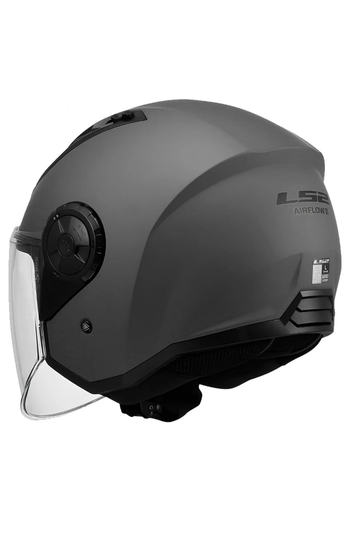 کلاه کاسکت موتورسیکلت قهوه‌ای AIRFLOW 2 MATANIUM OPEN HELMET LS2