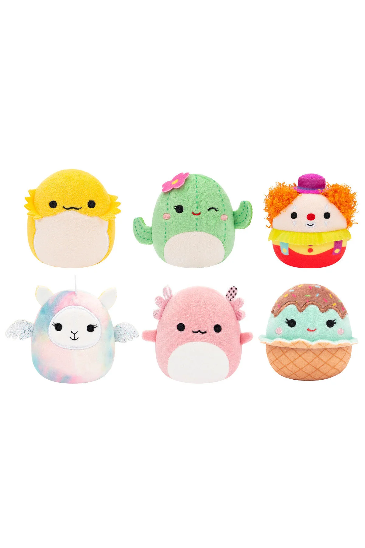 اسباب بازی های پشمی MICROMALLOWS 6 PIECE FIGUR PACK MM0009 Squishmallows