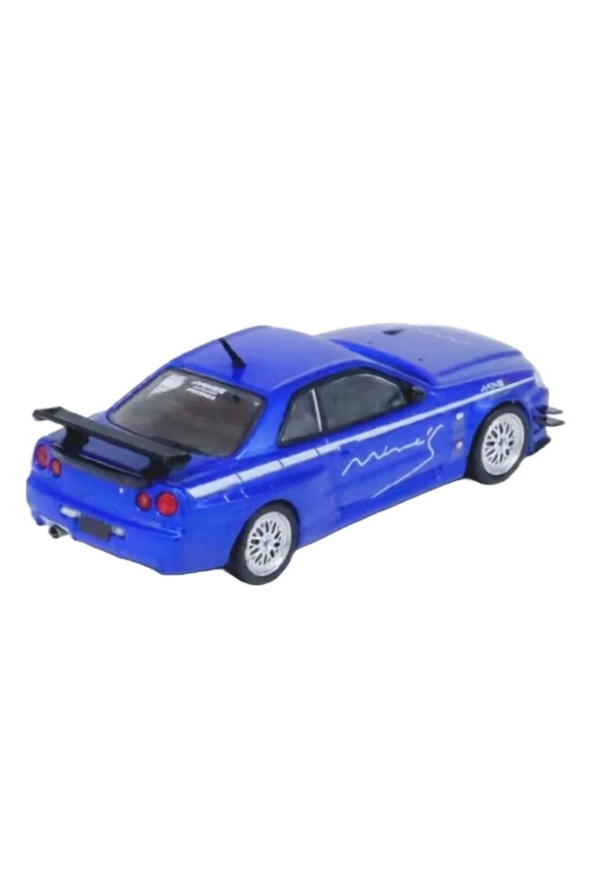 اسباب بازی های آموزشی دخترانه و پسرانه بچگانه کودک INNO 1 64 NISSAN SKYLINE GT R R34 V SPEC تنظیم شده توسط MINE'S Basic Fun