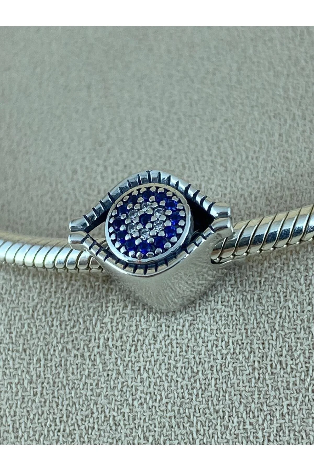 چارم STONE EVIL EYE BEAD CHARM Z745 My Story