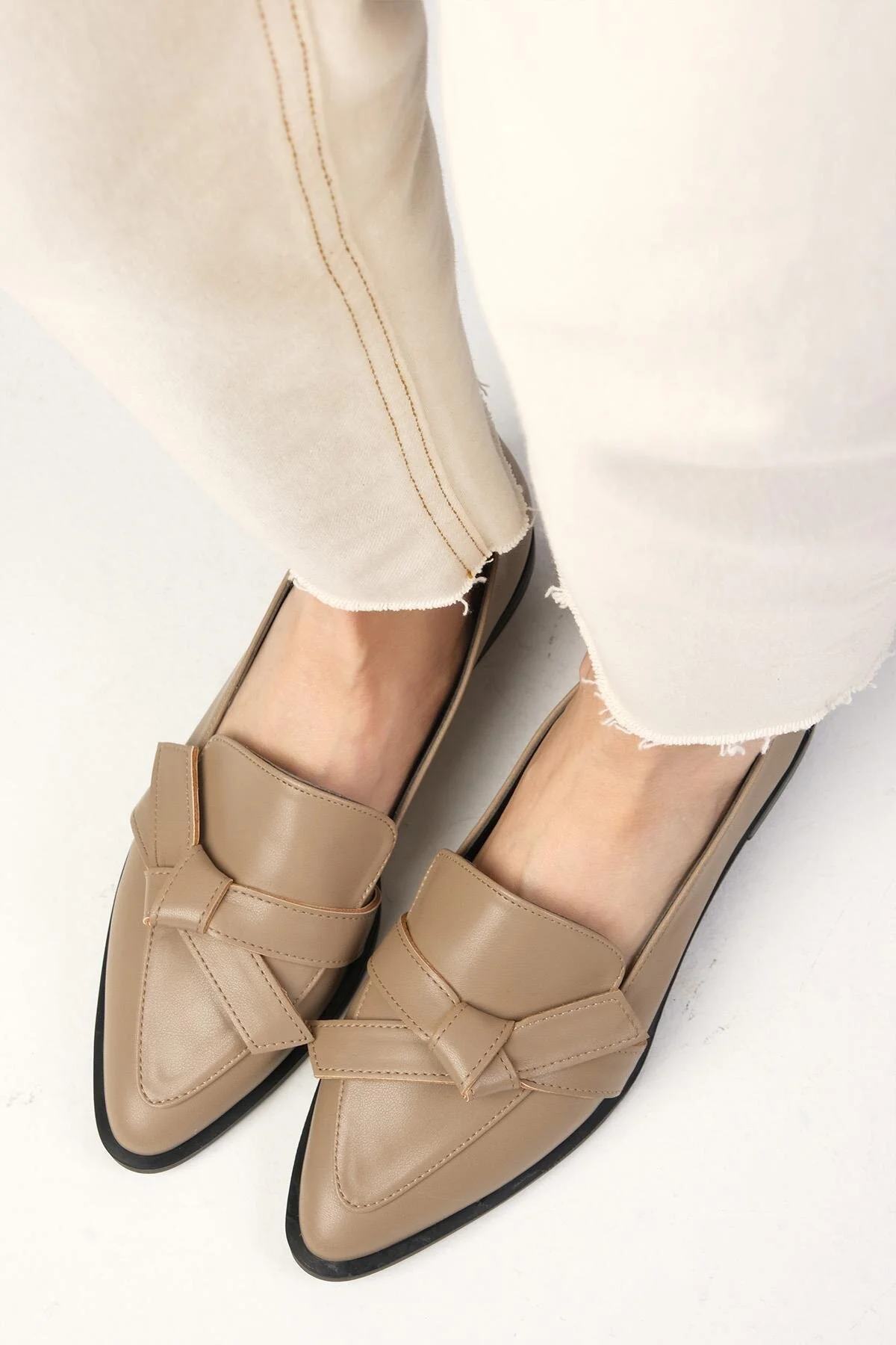 لوفر چند رنگ زنانه Ezra Mink Color Loafer کفش روزانه Mio Gusto