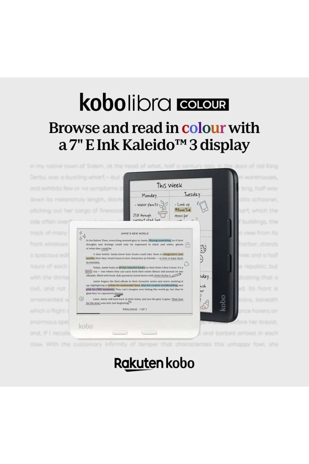 دستگاه کتاب خوان الکترونیکی ست کیف اصلی LIBRA COLOR Kobo