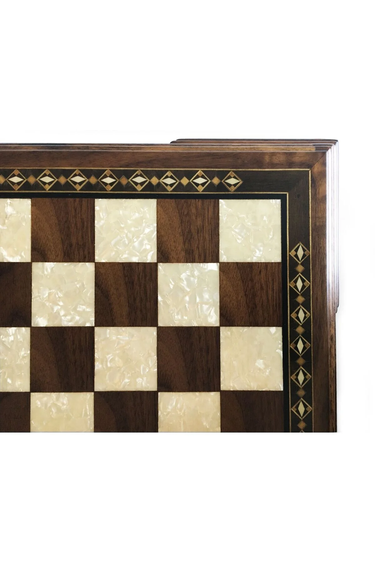 شطرنج سینی پسوریازیس گردو 42 سانتی متر Helena Wood Art