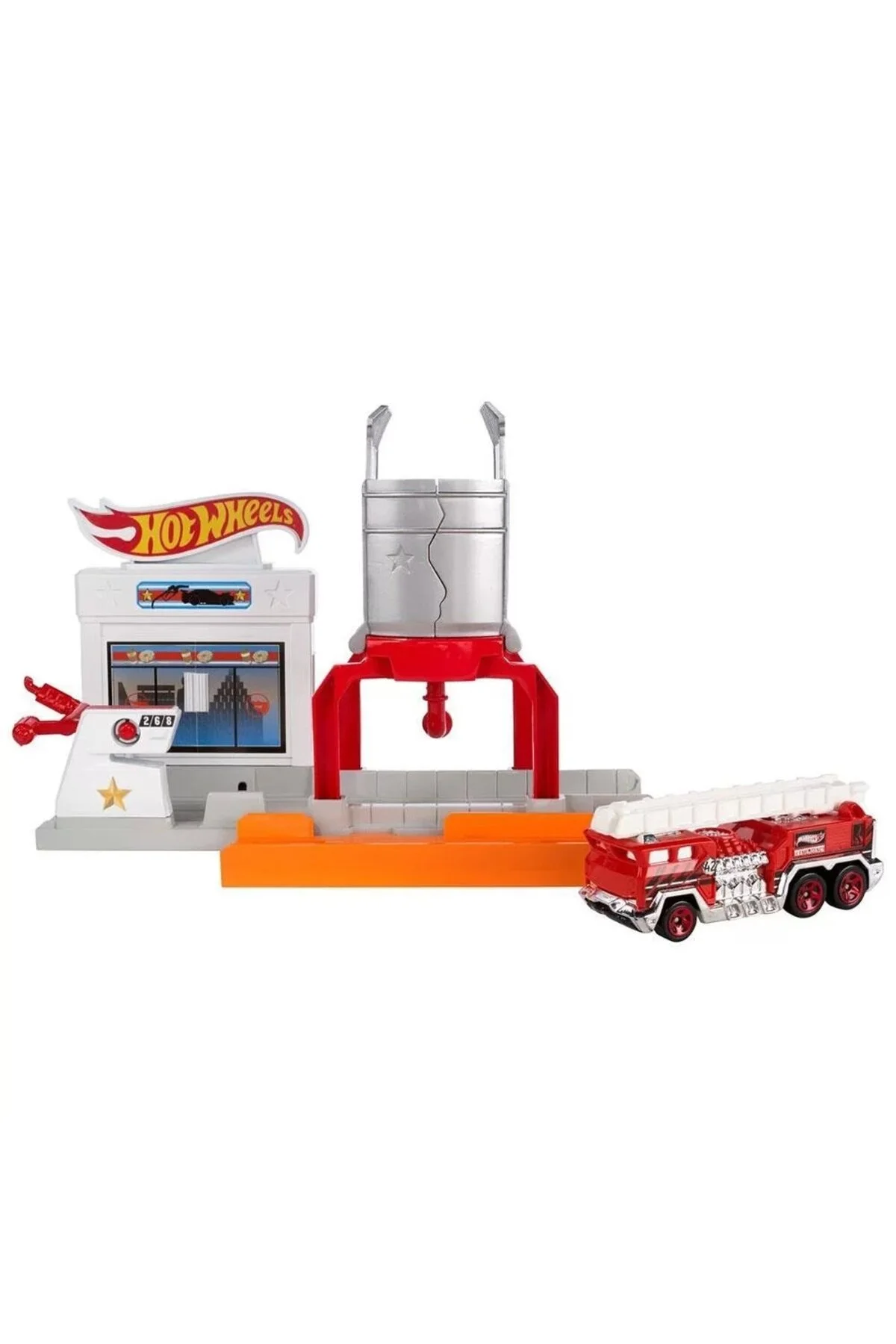 ماشین اسباب بازی استارتر شهر آتش سوزی را تنظیم می کند HOT WHEELS