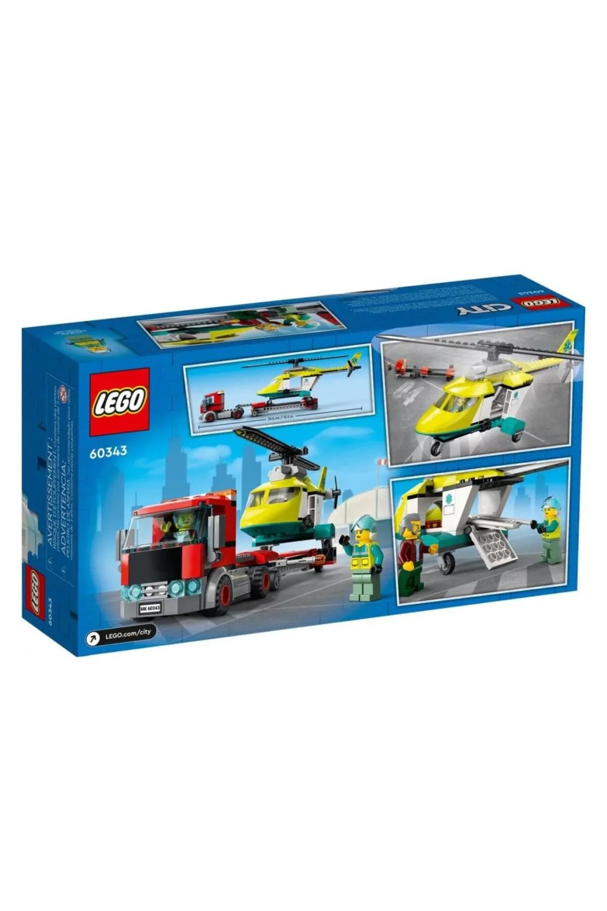 لگو و اسباب بازی های ساخت محور مجموعه هلیکوپتر حمل نقل بازیابی بزرگراه شهر 215 قطعه LEGO