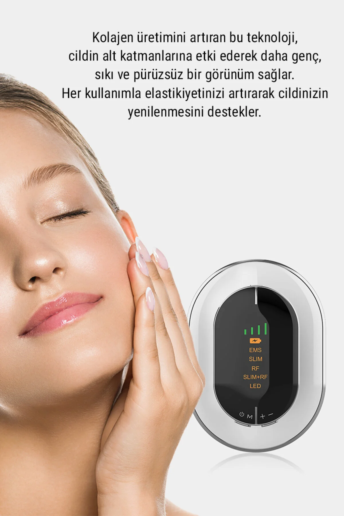 ماساژور صورت EMS منطقه ای محکم و ماساژ دستگاه سلولیت 4 حالت کار مختلف VERYFİT