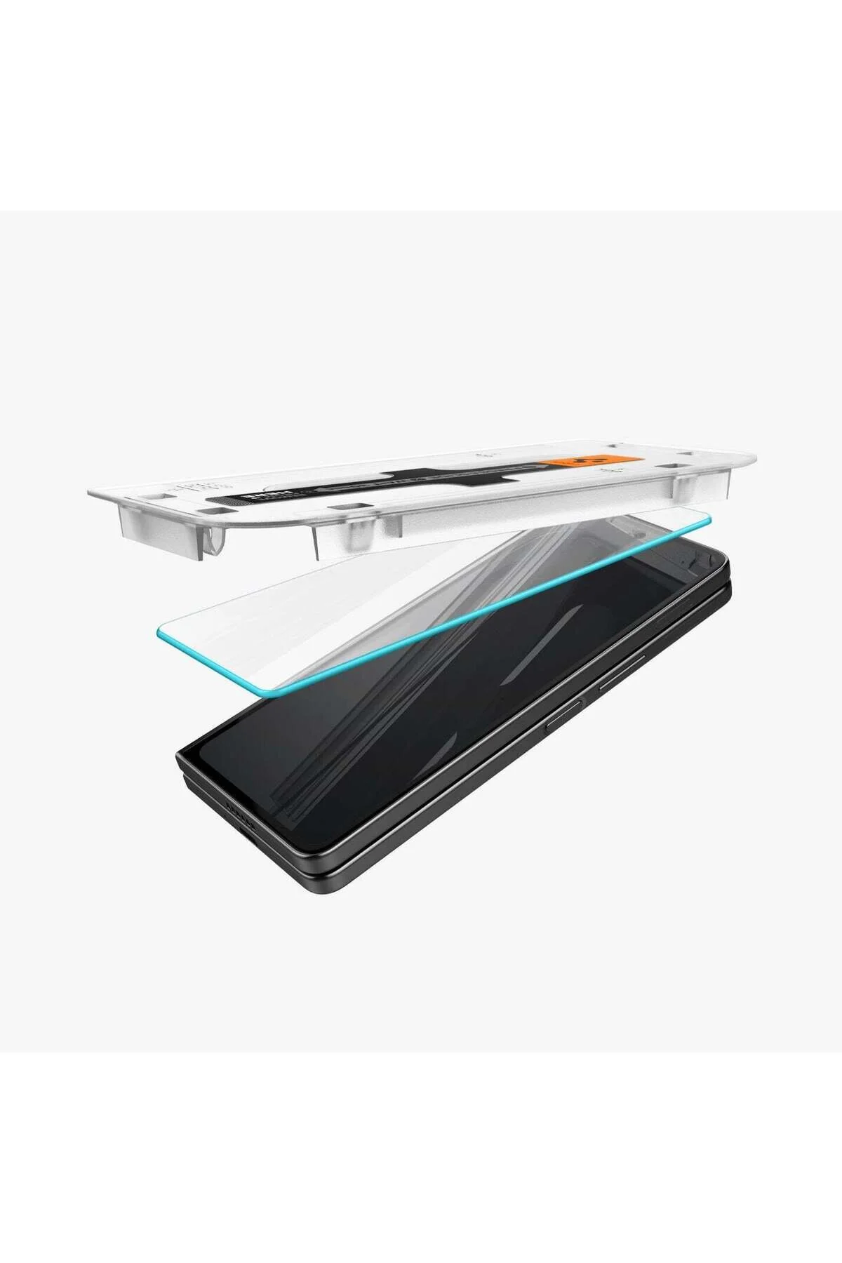 محافظ صفحه نمایش شیشه ای GALAXY Z FOLD 5 نصب آسان GLAS.TR EZ FIT SLIM HD 2 قطعه AGL06523 اسپیگن Spigen