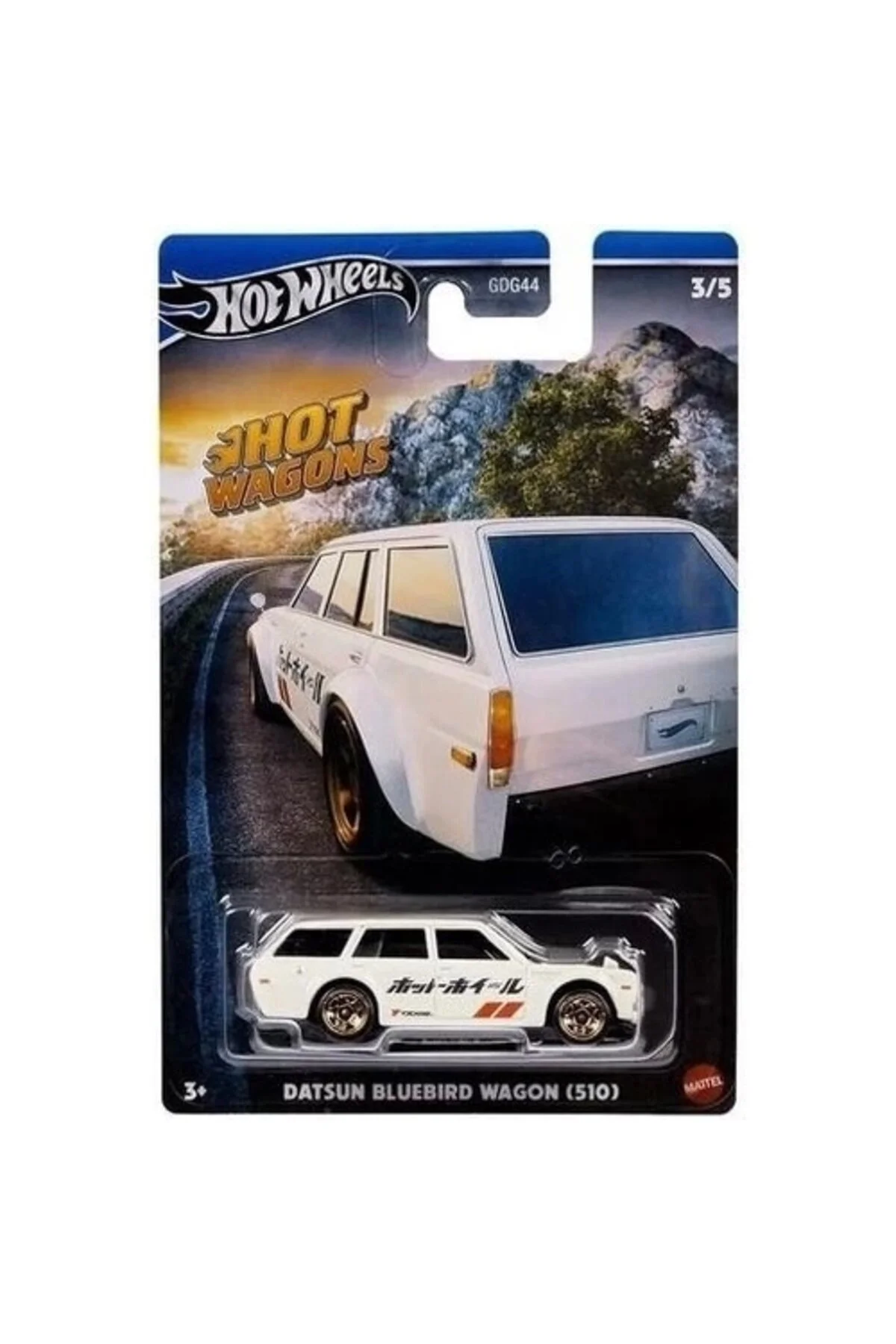ماشین اسباب بازی WAGONS HOT DATSUN BLUEBIRD WAGON 510 HRR88 هات ویلز اورجینال HOT WHEELS