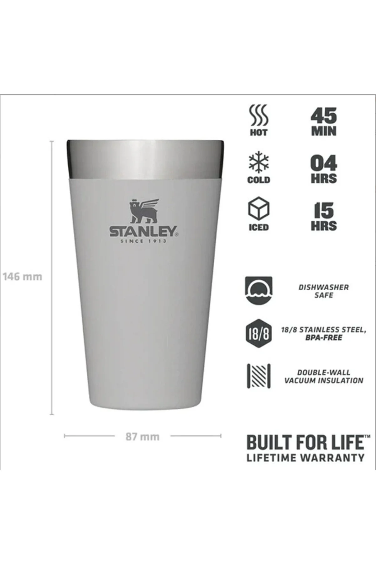 فلاسک فنجان سرد خلاء ماجراجویی 0.47 LT Stanley