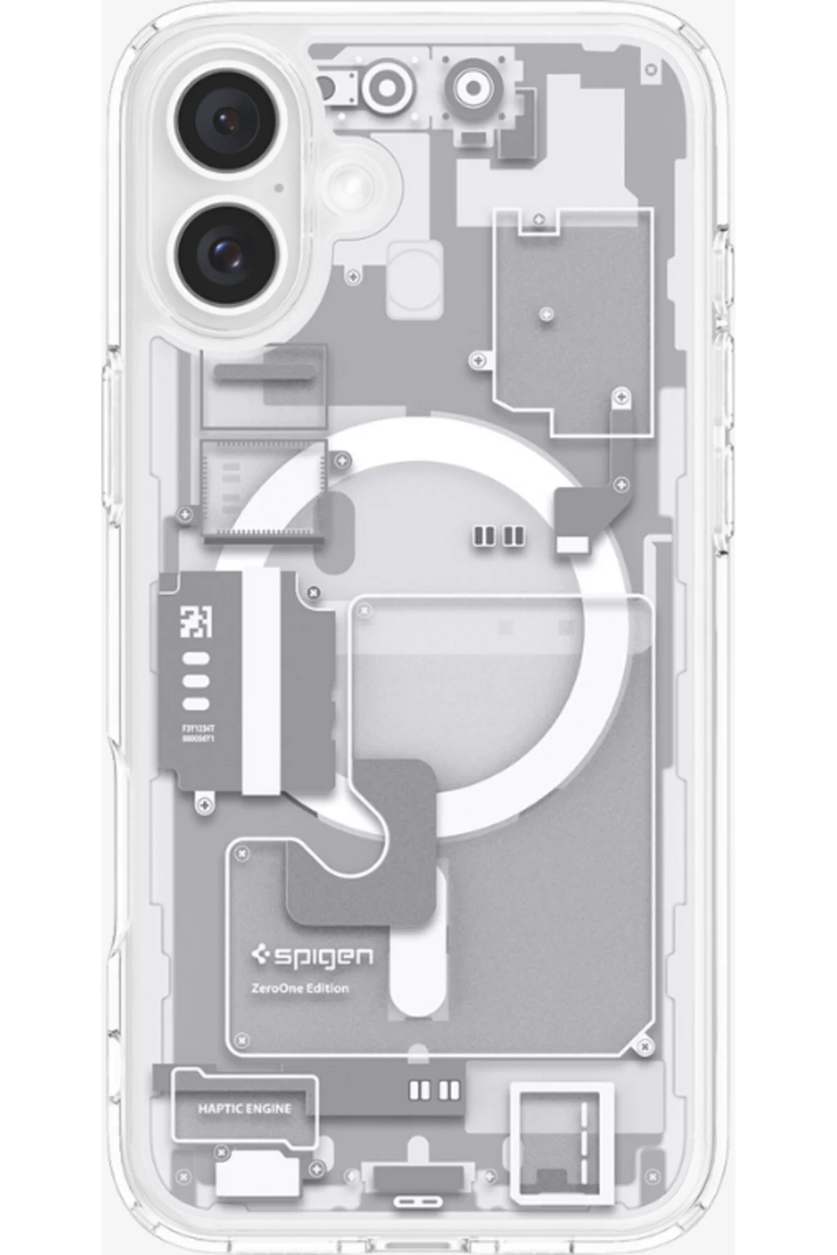 کاور و قاب IPHONE 16 CASE ULTRA HYBRID MAGFIT ZERO ONE سفید با MAGSAFE Spigen