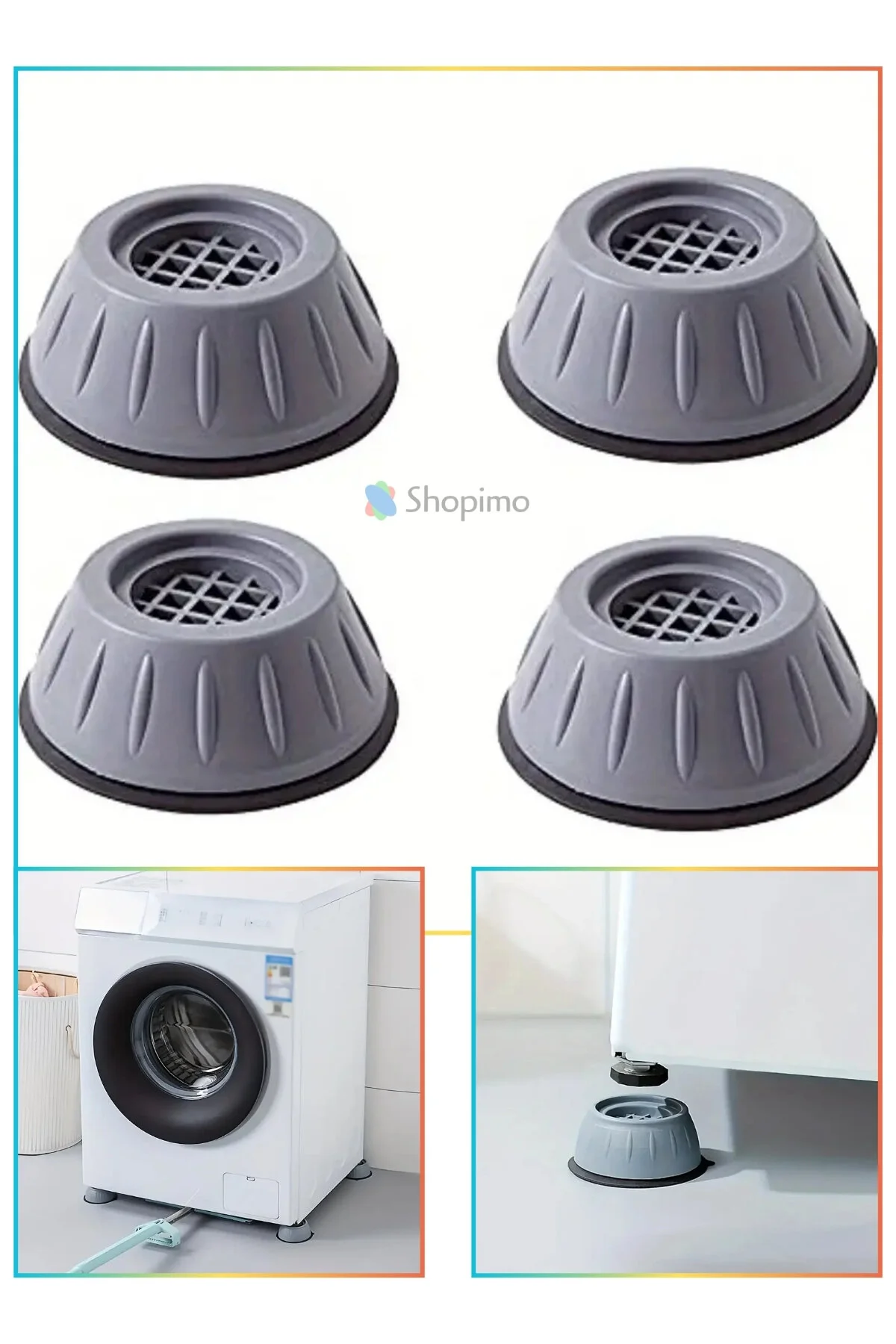 نظم‌دهنده حمام ماشین لباسشویی کشویی و ارتعاش پیشگیری دستگاه SMASTER 4 LU SET Home
