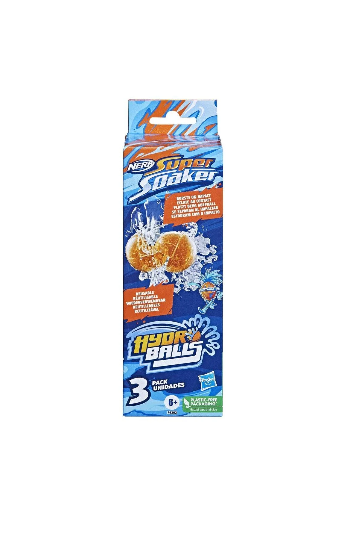 ست بازی F6392 NERF SUPER SOKER HYDRO BALLS 3L 6 AGE Hasbro
