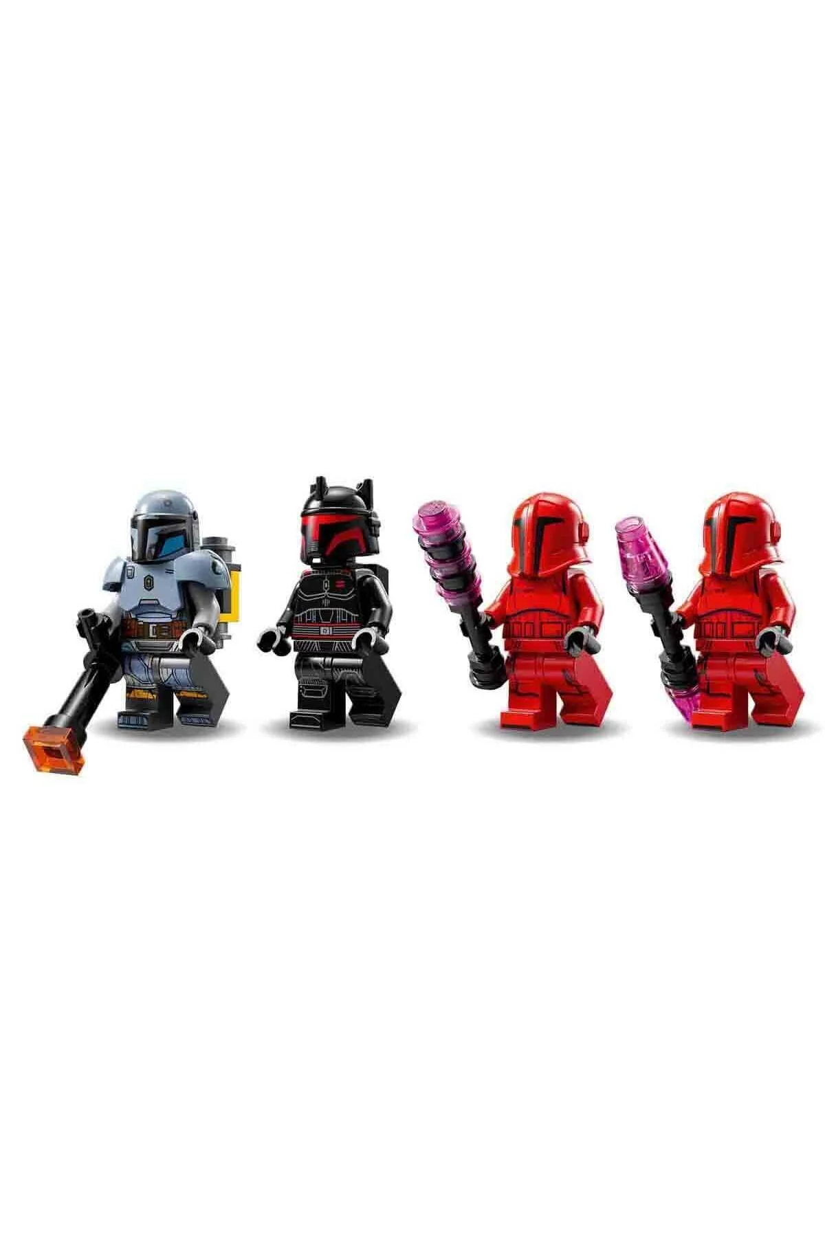 لگو و اسباب بازی های ساخت محور دخترانه پسرانه بچگانه جنگ ستارگان: THE MANDALORIAN PAZ VIZSLA MOFF GIDEON WAR 75386 کودکان 7 ساله بالاتر LEGO