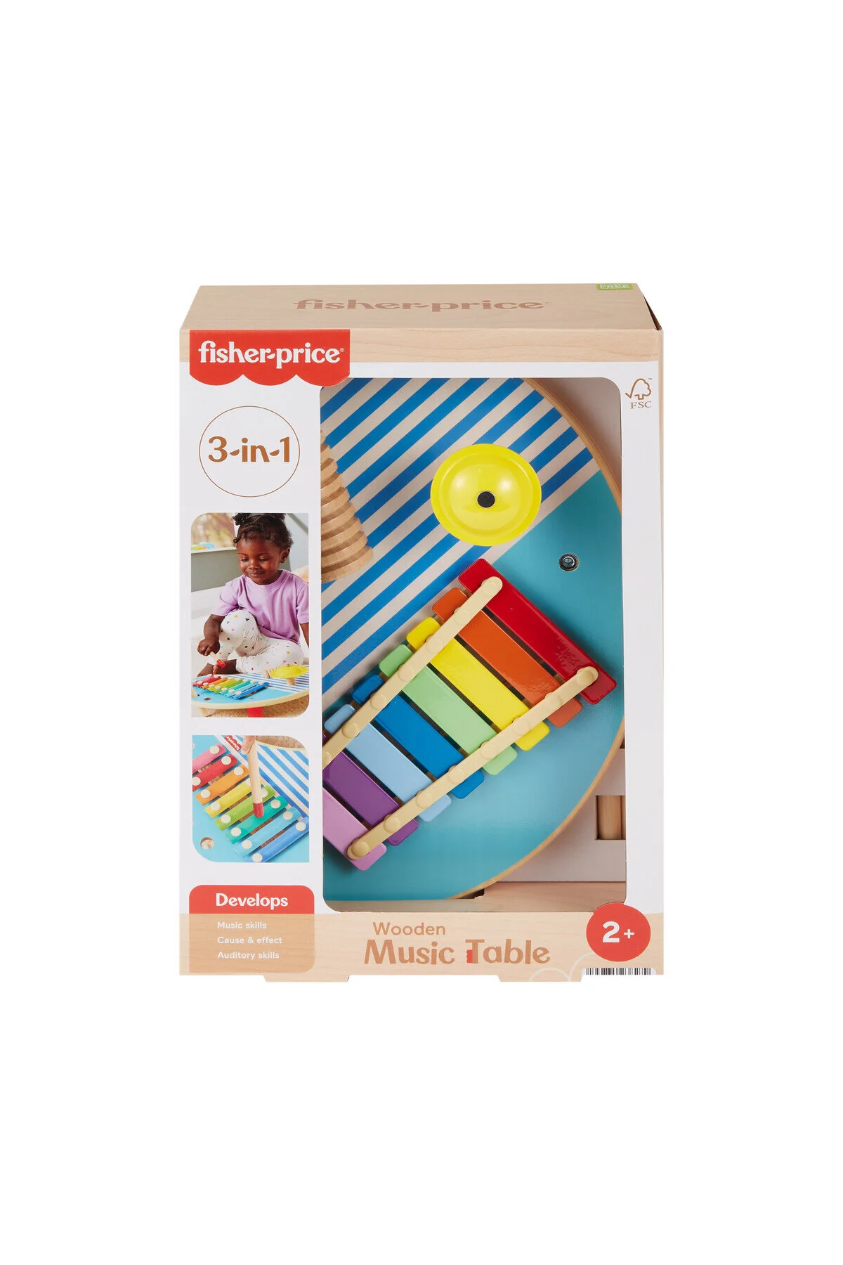 اسباب بازی های آموزشی لذت موسیقی چوبی ® اورجینال Fisher Price