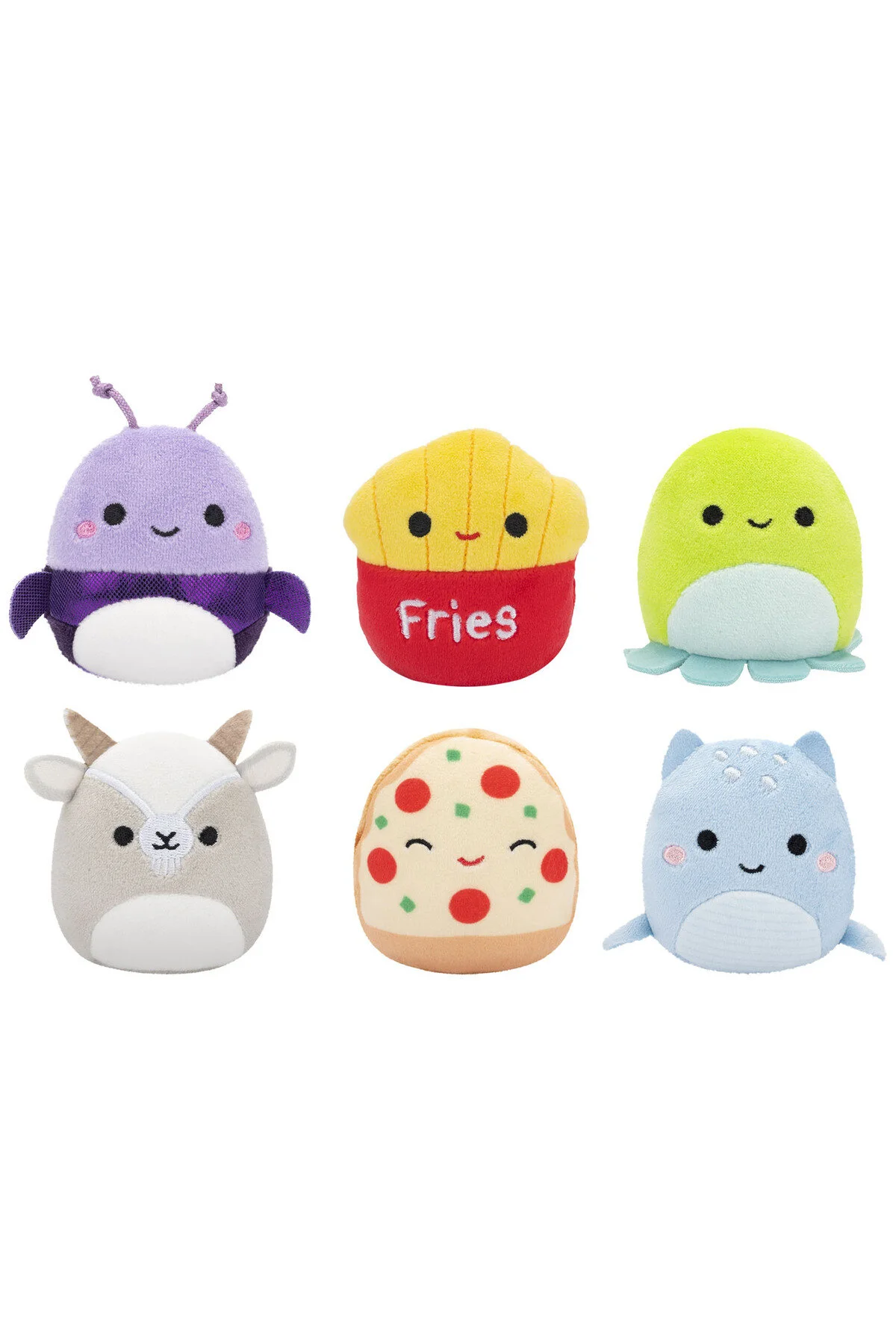 اسباب بازی های پشمی MICROMALLOWS 6 PIECE FIGUR PACK MM0012 Squishmallows