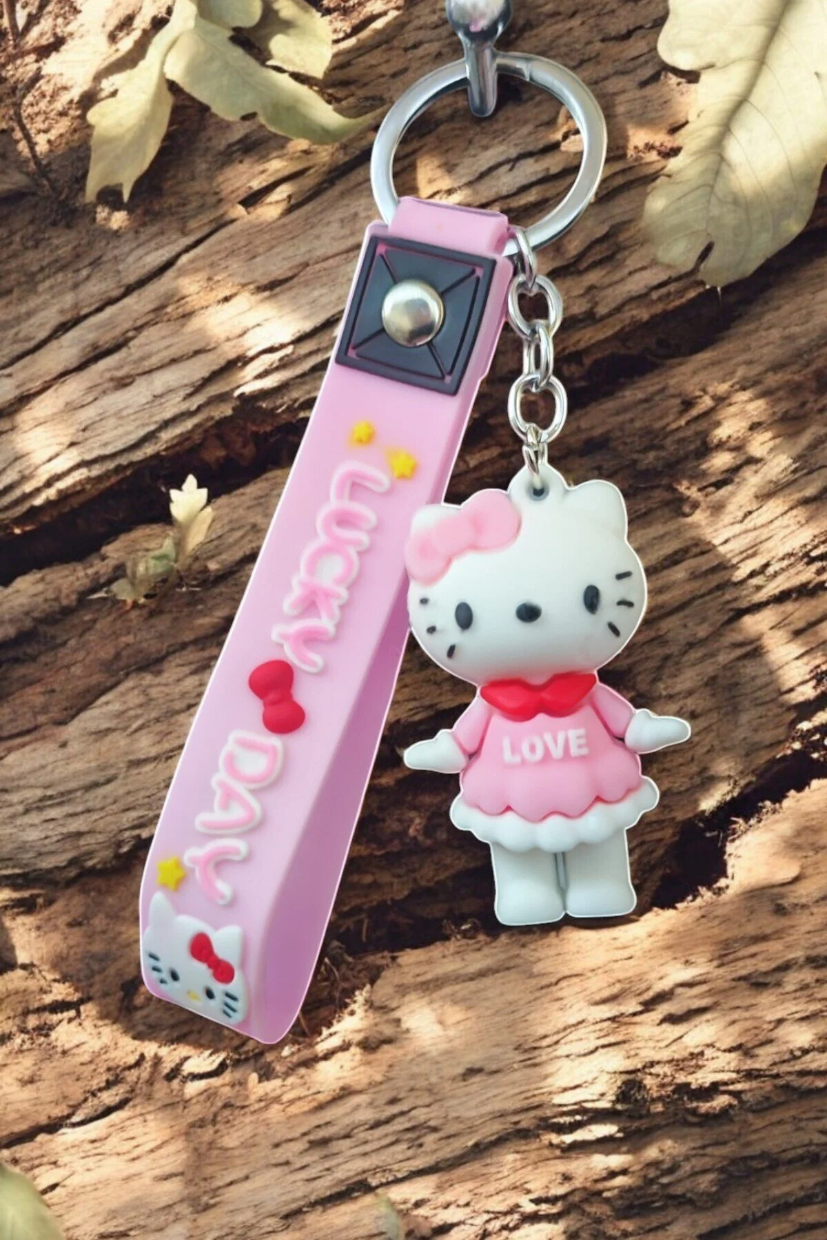 زیورآلات جاکلیدی و کیف سیلیکونی سه بعدی HELLO KITTY Lynare