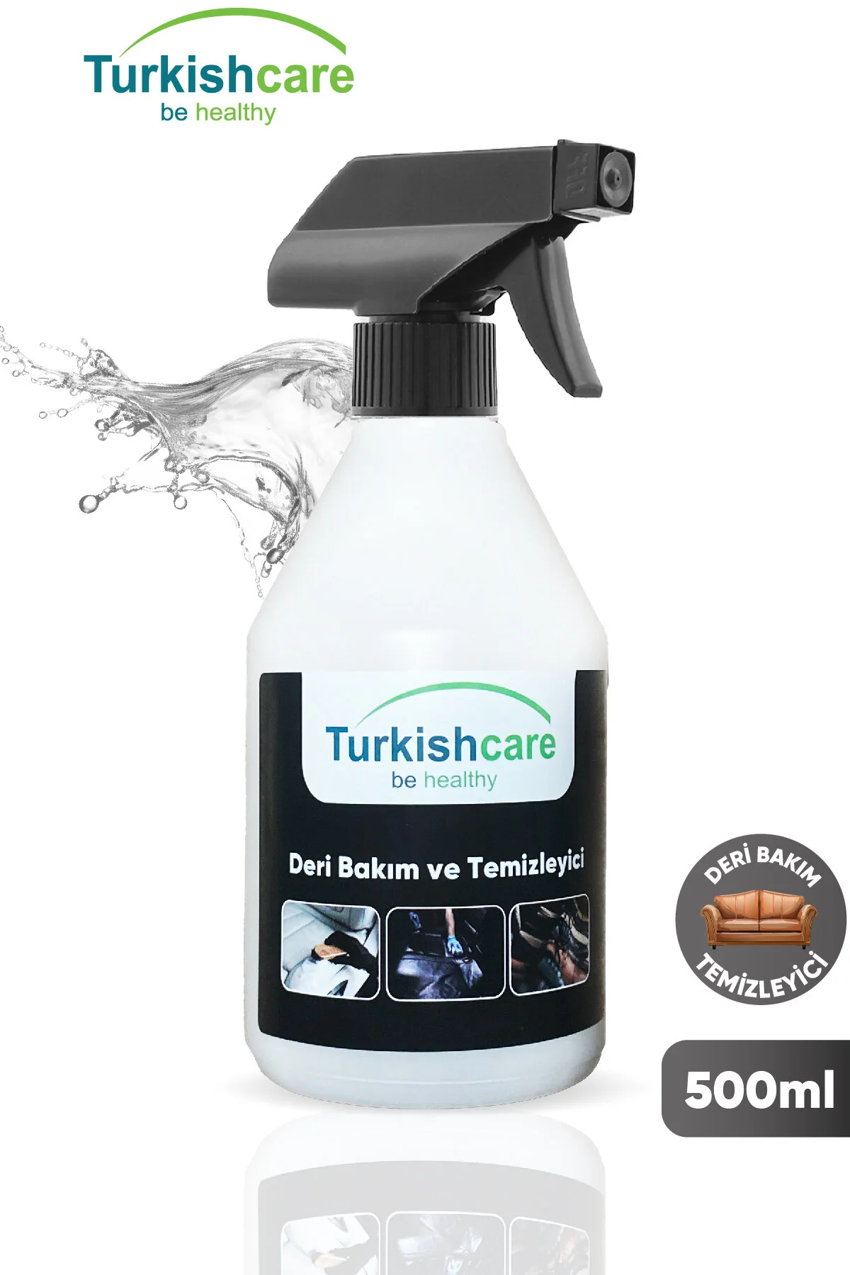 مراقبت کفش تعمیر و نگهداری چرمی تمیز کردن 500 میل Turkishcare