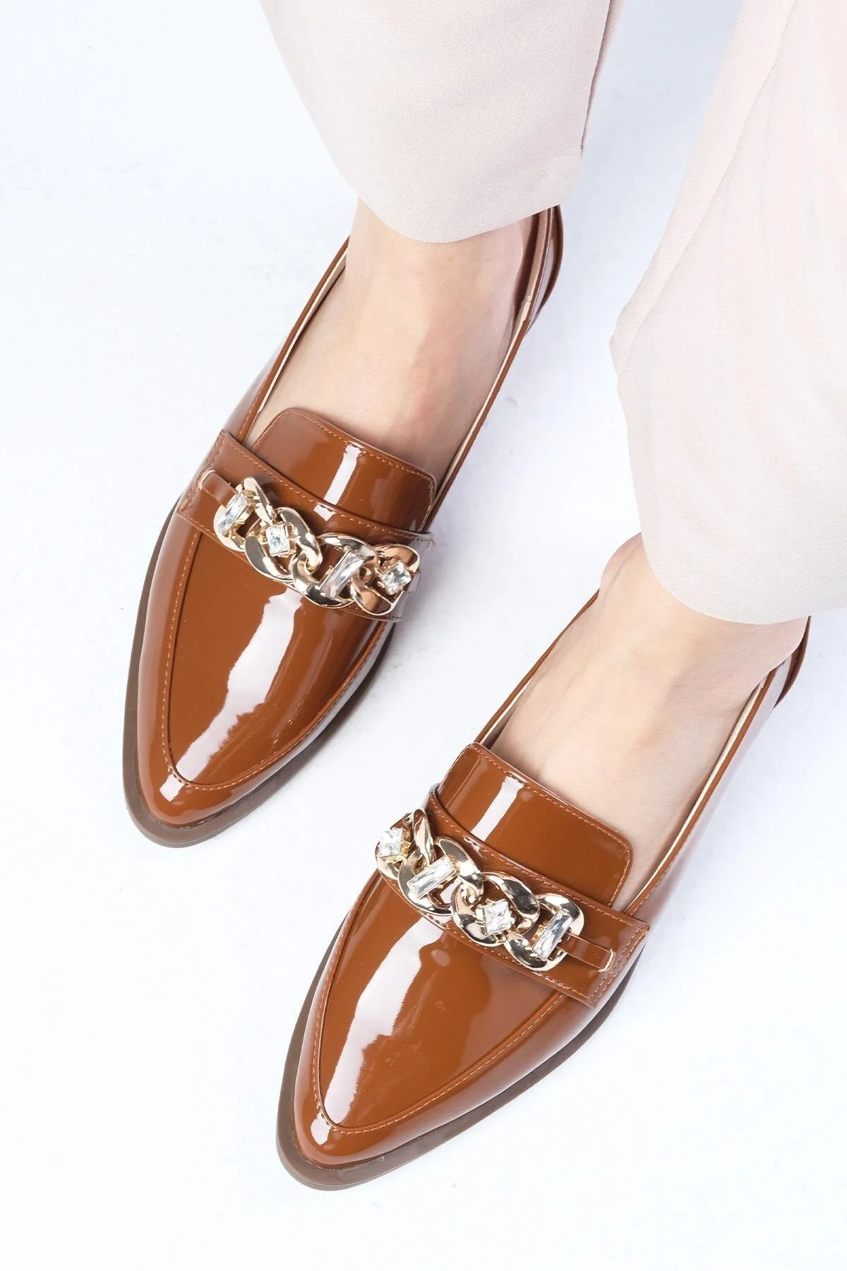 لوفر چند رنگ زنانه کفش های مسطح روزانه Loafer Mio Gusto