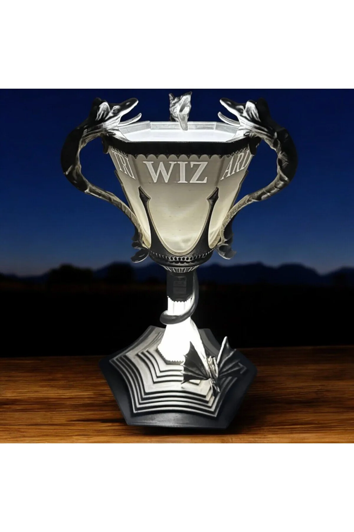 اسباب بازی های فیگور شخصیت فنجان TRIWIZARD GOBLET OF FIRE HARRY POTTER سه جام جادوگر عملکرد شیشه ای آتش petadora