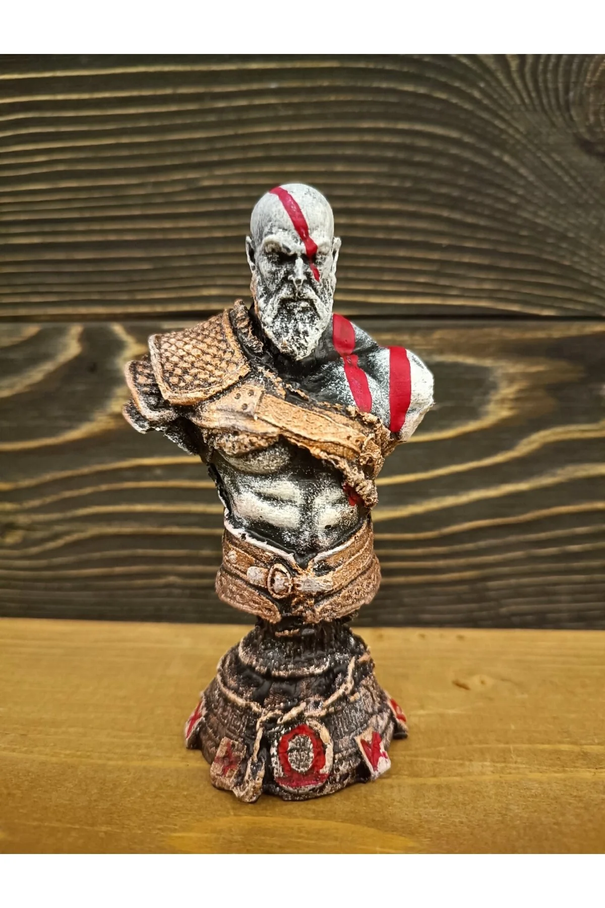 فیگور پلی استر مینی سایز آنتیک GOD OF WAR KRATOS از ترکیه Lemonade Concept