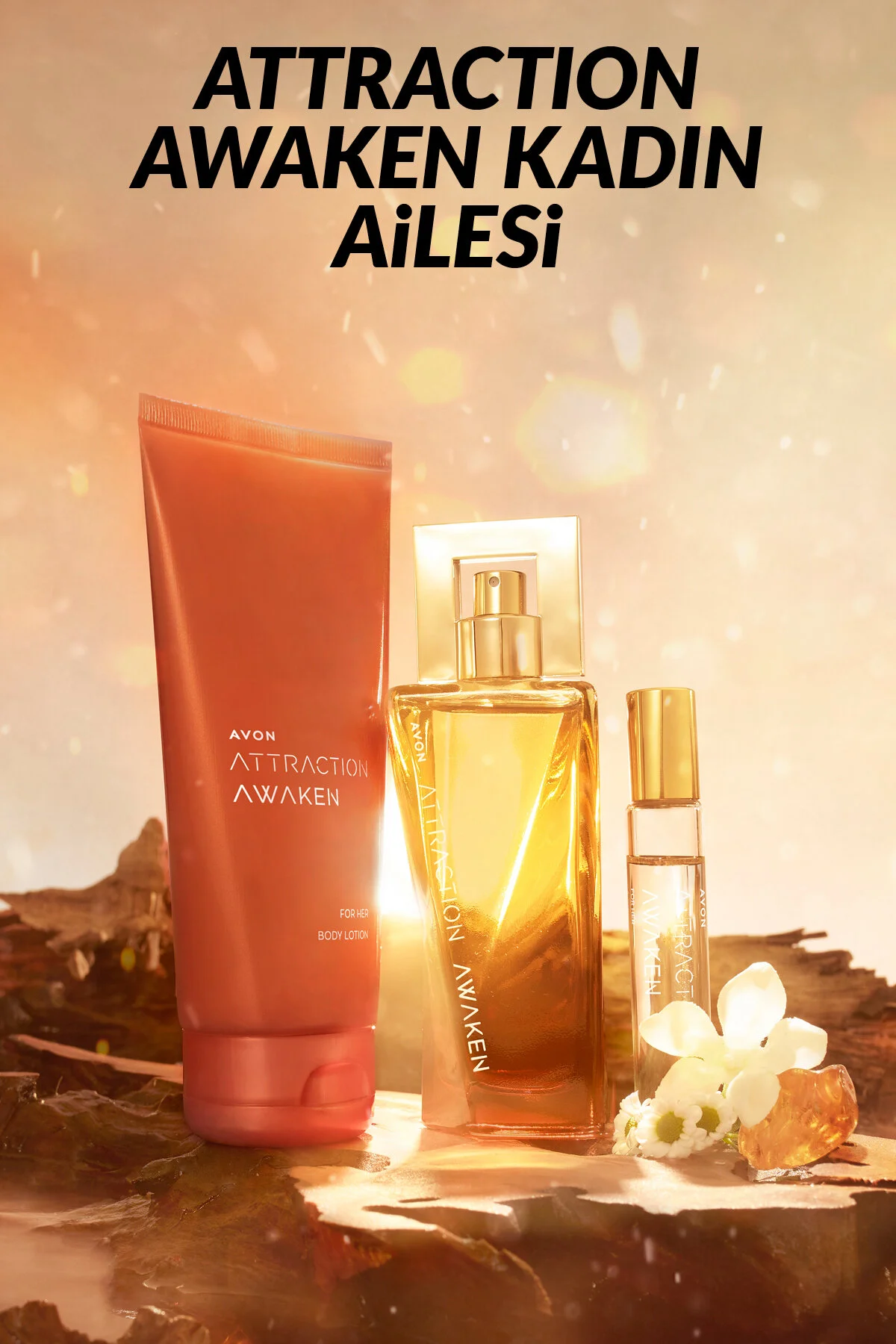عطر زنانه 50 میلی‌لیتری Attraction Awaken با رایحه دلپذیر آون Avon