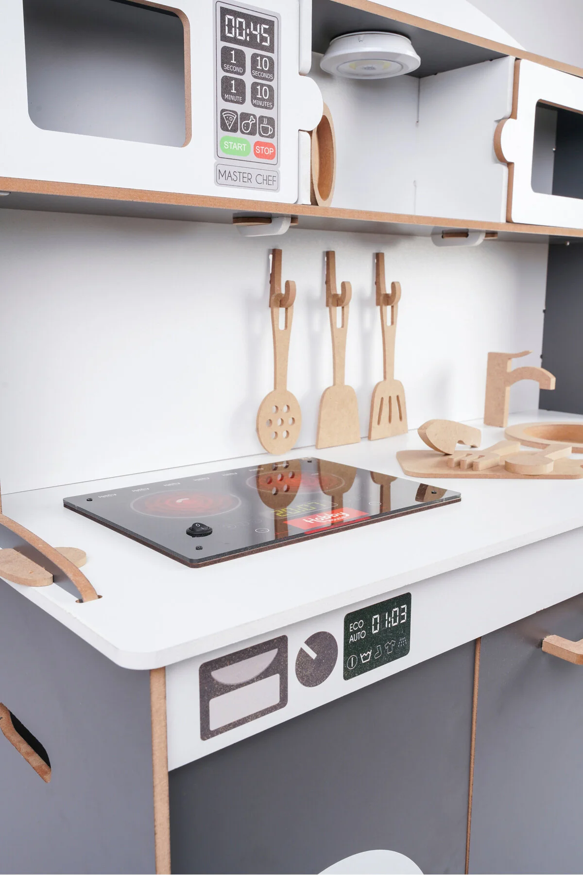 اسباب بازی های چوبی مجموعه آشپزخانه کودکان ژانویه HOBBY HOUSE