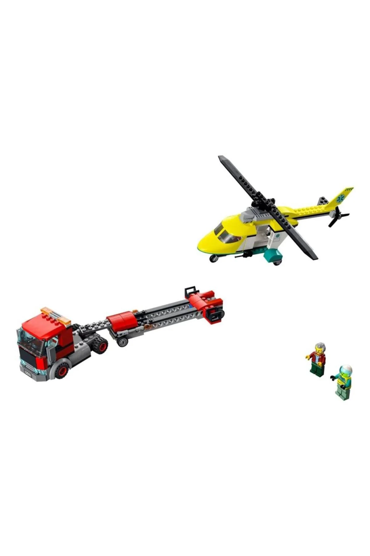 لگو و اسباب بازی های ساخت محور مجموعه هلیکوپتر حمل نقل بازیابی بزرگراه شهر 215 قطعه LEGO