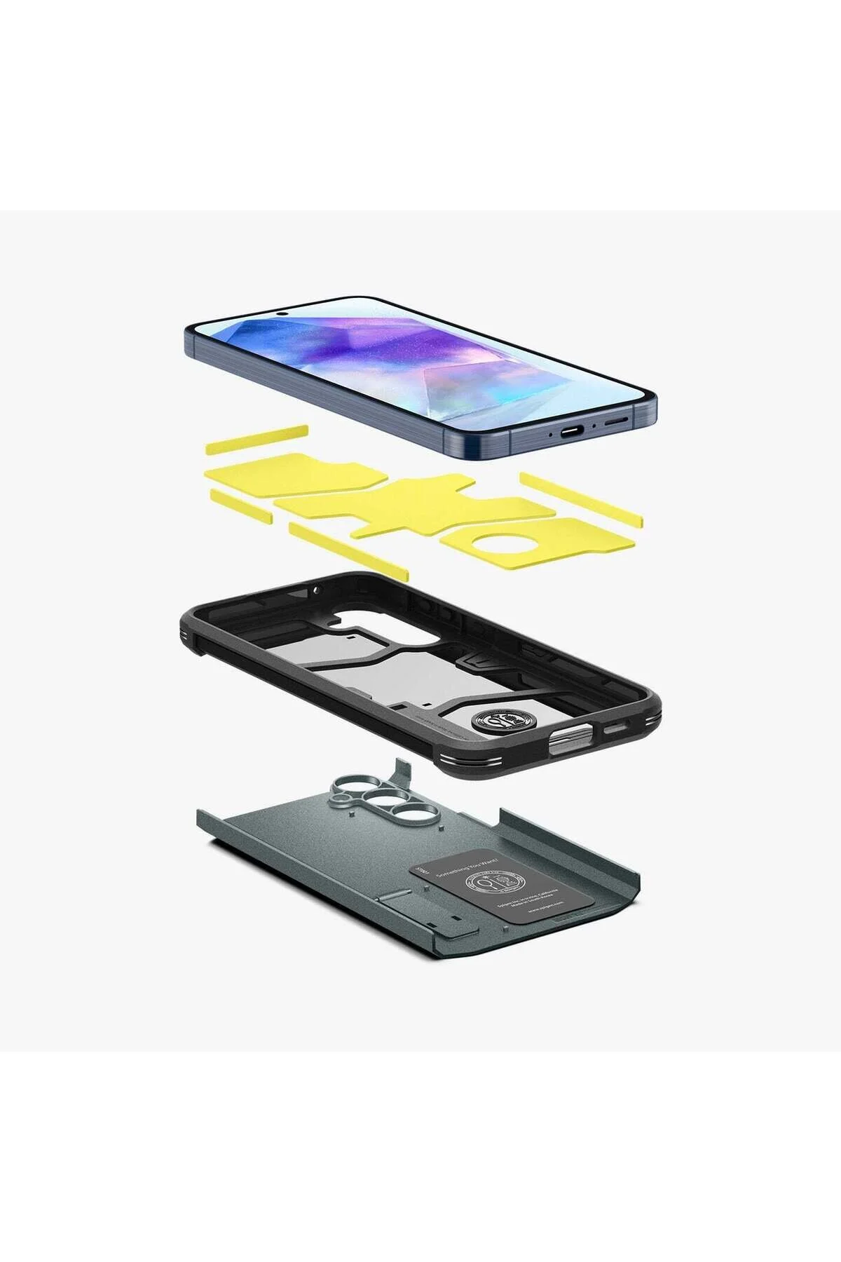 کاور و قاب GALAXY A55 TOUGH ARMOR ABYSS GREEN Spigen