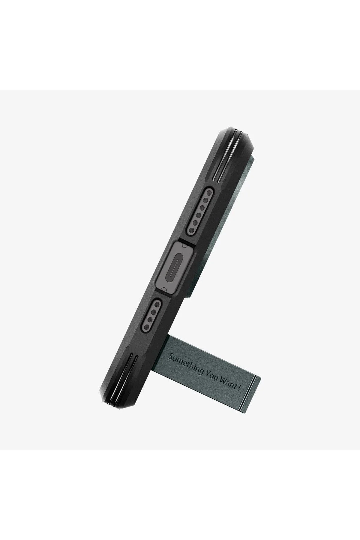 کاور و قاب آیفون 15 PRO MAX CASE TOUGH ARMOR MAGFIT MAGSAFE KICKSTAND ABYSS GREEN Spigen