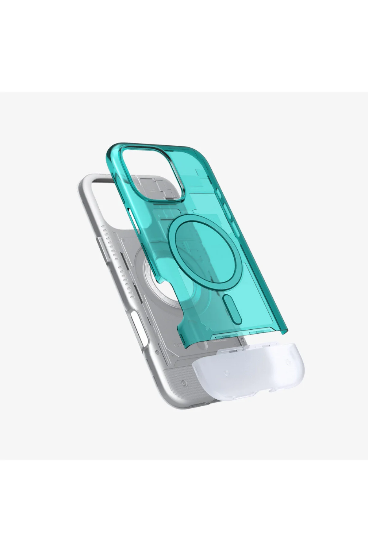 کاور و قاب آیفون 16 PRO CASE CLASSIC C1 MAGFIT MAGSAFE ویژگی BONDI BLUE Spigen