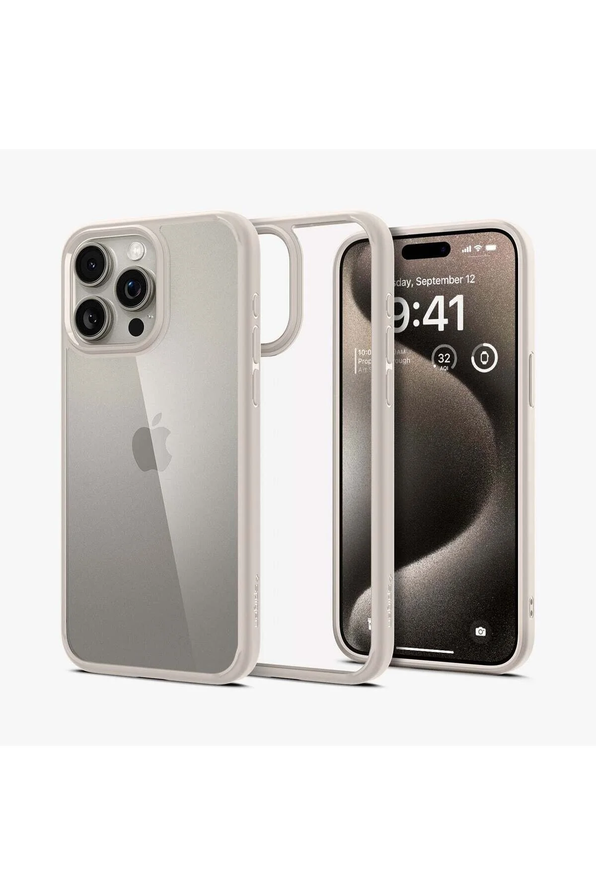 کاور و قاب IPHONE 15 COVER ULTRA HYBRID TITANIUM Spigen