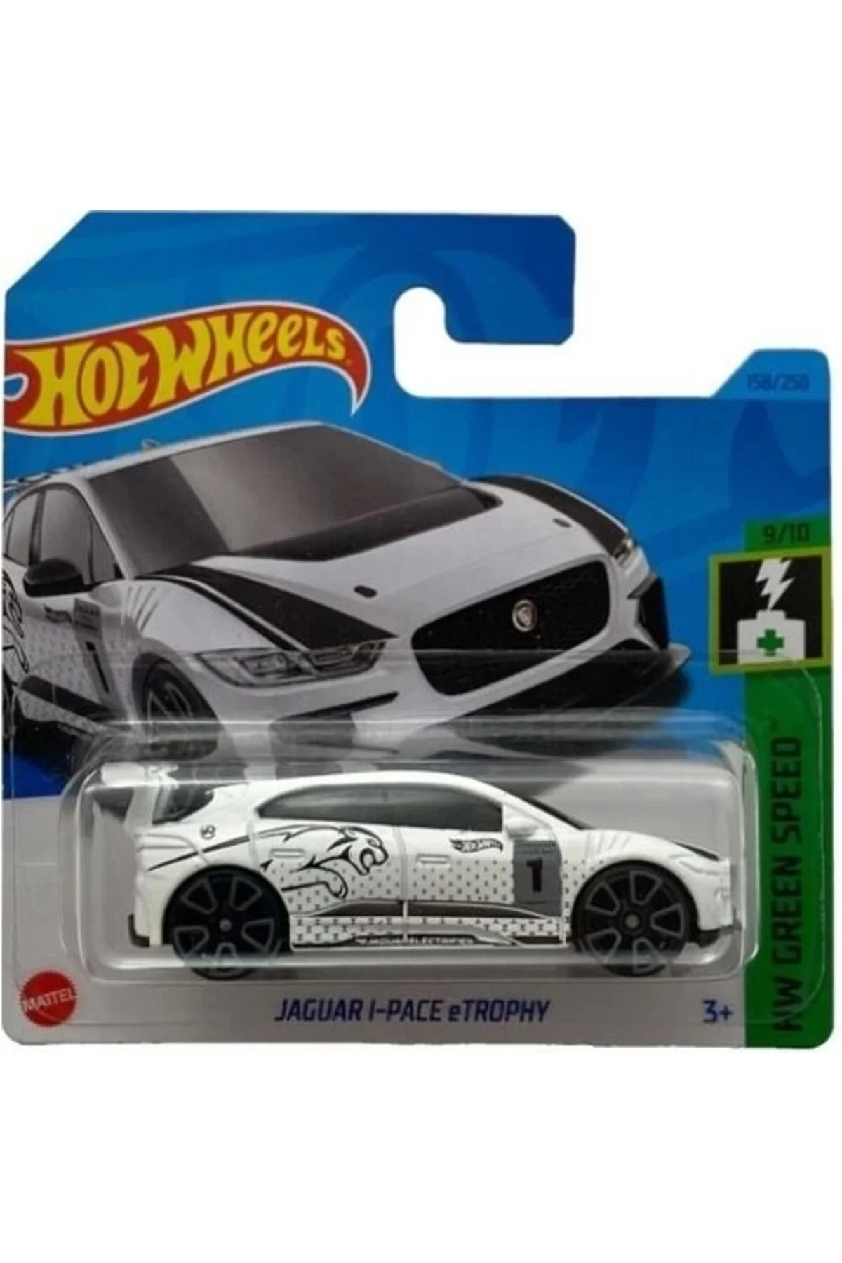 ماشین اسباب بازی اتومبیل های مجرد JAGUAR I PACE ETROPHY HKK25 هات ویلز اورجینال HOT WHEELS
