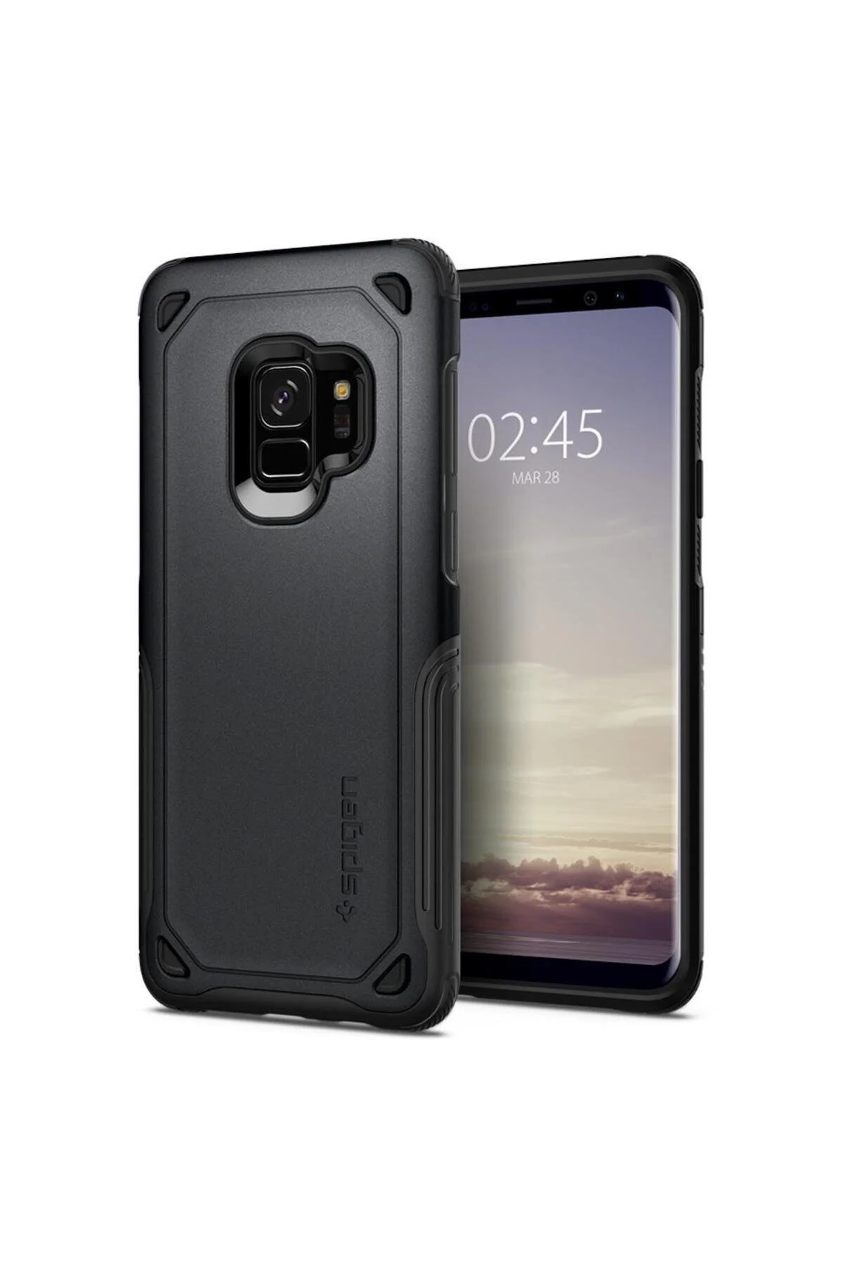 کاور و قاب GALAXY S9 CASE HYBRID ARMOR GRAPHITE Spigen